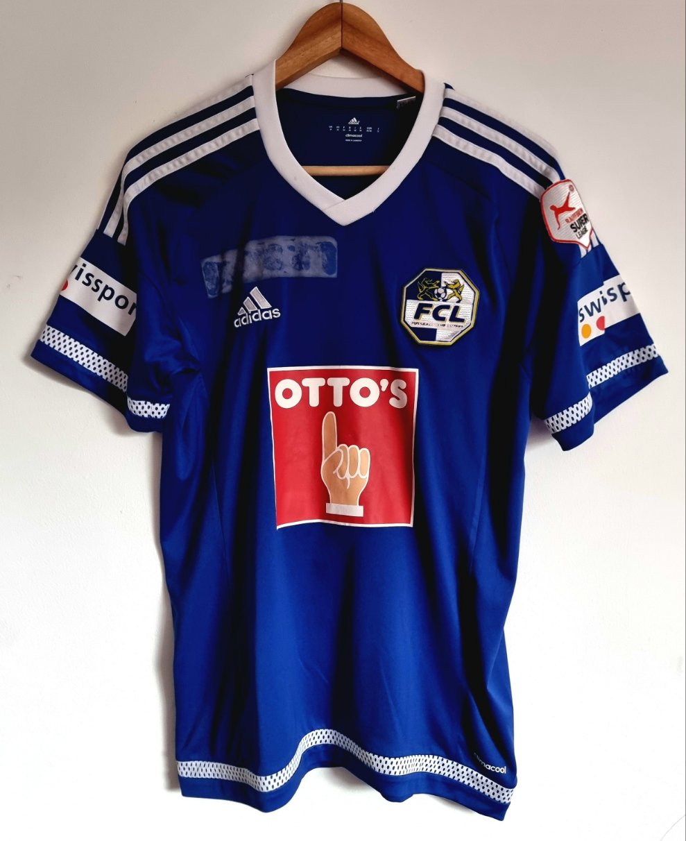 Adidas FC 15/16 'Freuler 26' Player Issue Home Shirt Medium Granny's Football Store