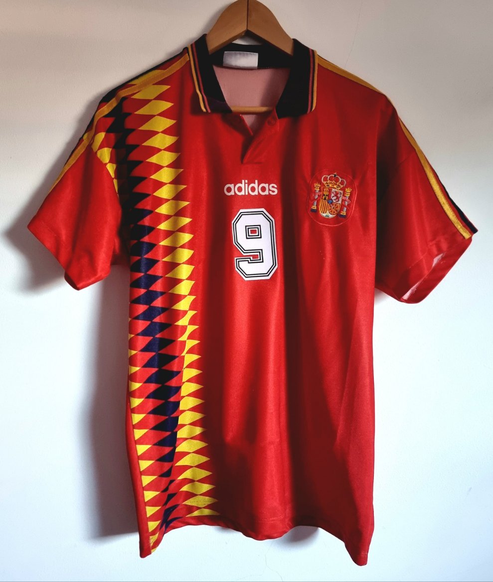 1994/96 Spain Home Football Shirt (XL) Adidas