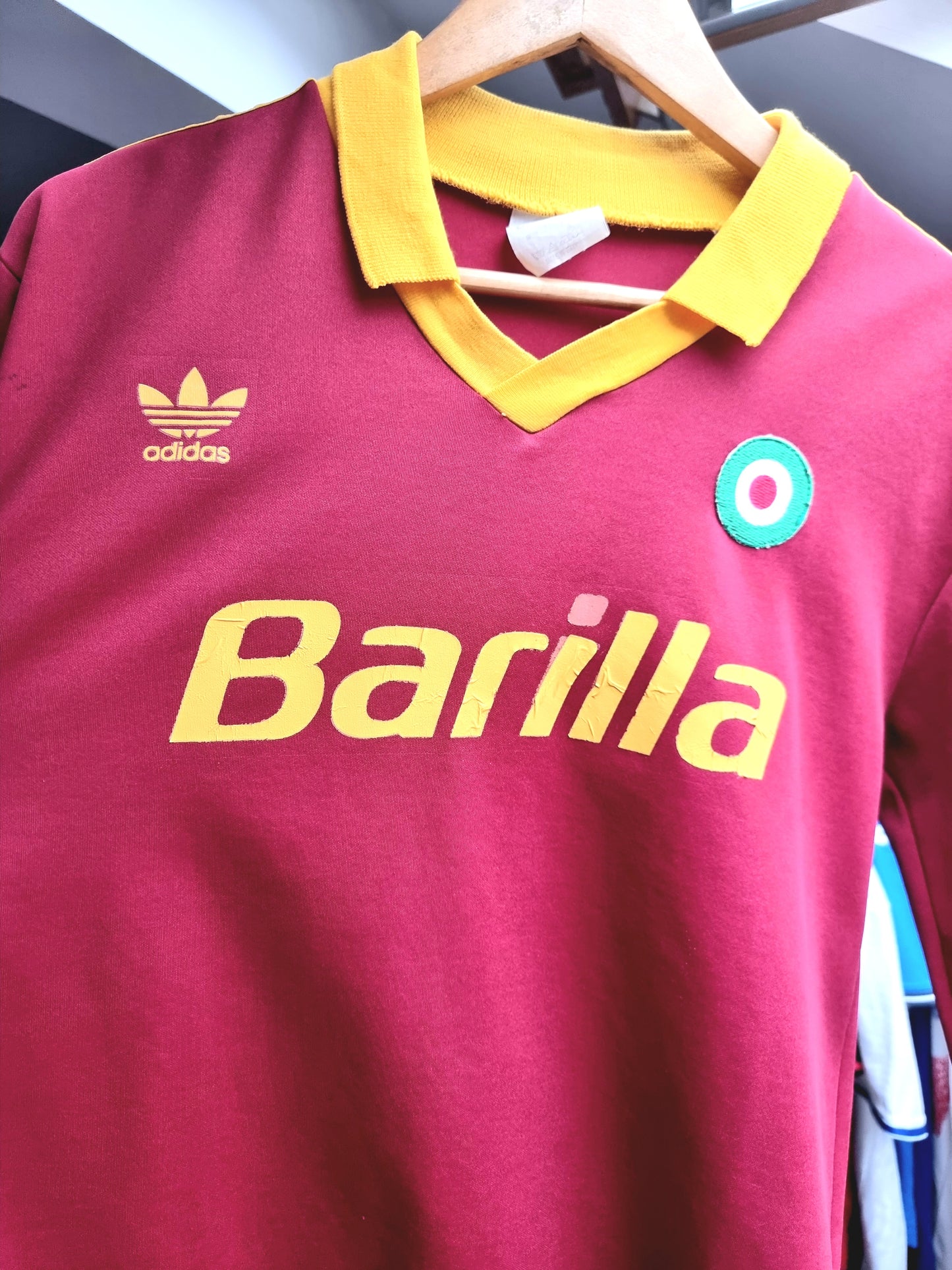 Adidas Roma 91/92 Long Sleeve Home Shirt Medium