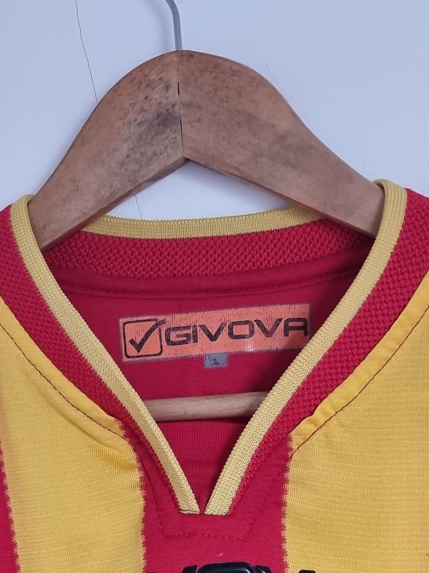 Givova US Catanzaro 09/10 Long Sleeve Home Shirt Large