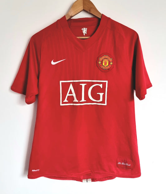Nike Manchester United 07/09 Home Shirt Small