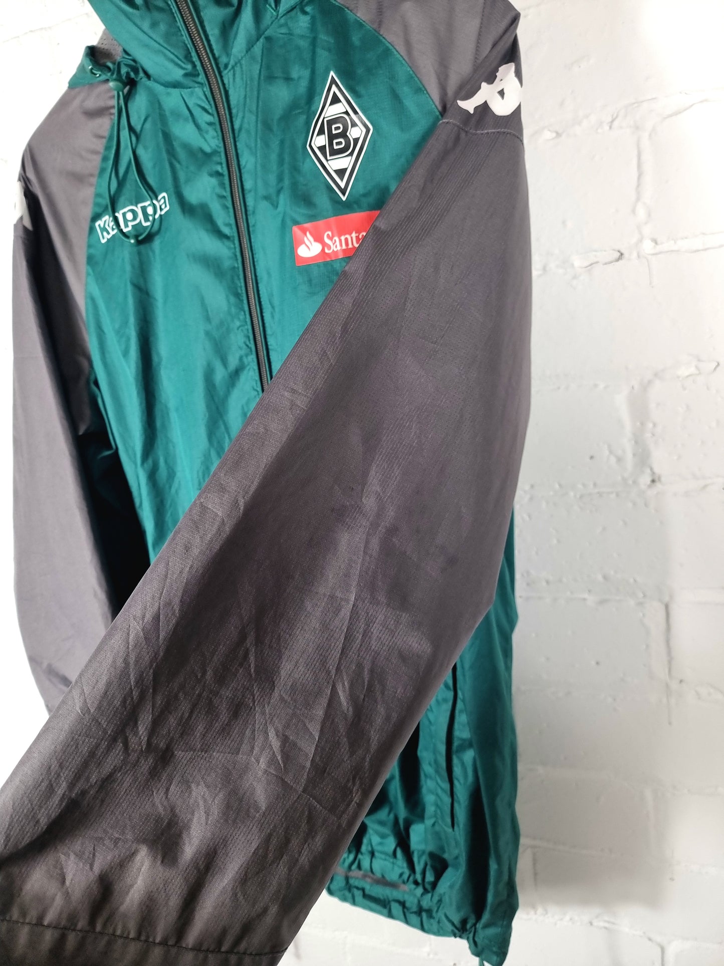 Kappa Borussia Monchengladbach 13/14 Hooded Rain Jacket Small