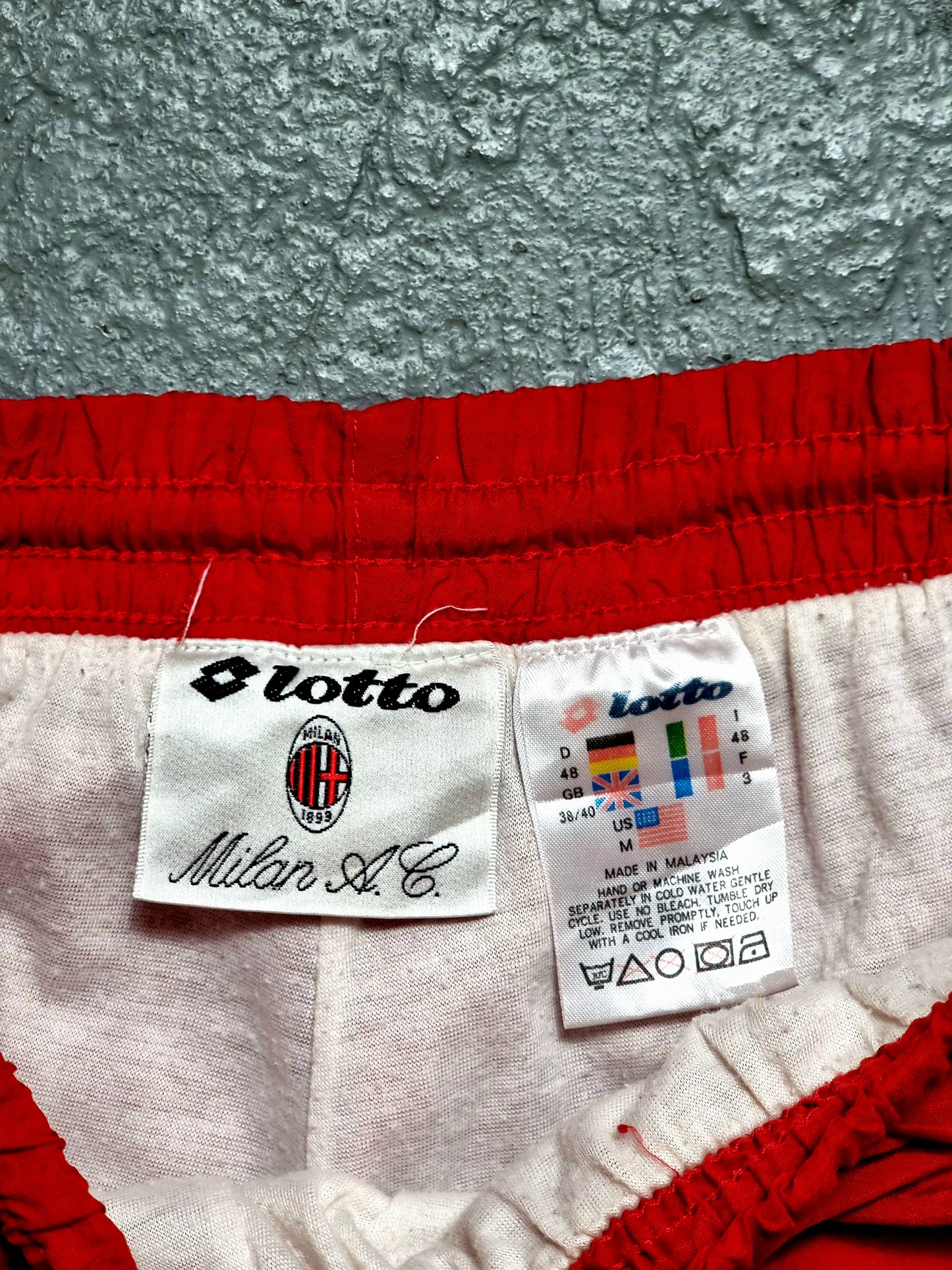 Lotto AC Milan 97/98 Tracksuit Bottoms Medium