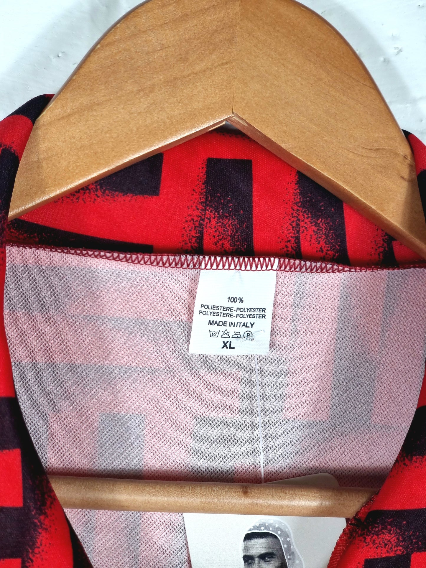 AC Milan 1990s Bootleg Ruud Gullit Graphic Print Football Shirt XL