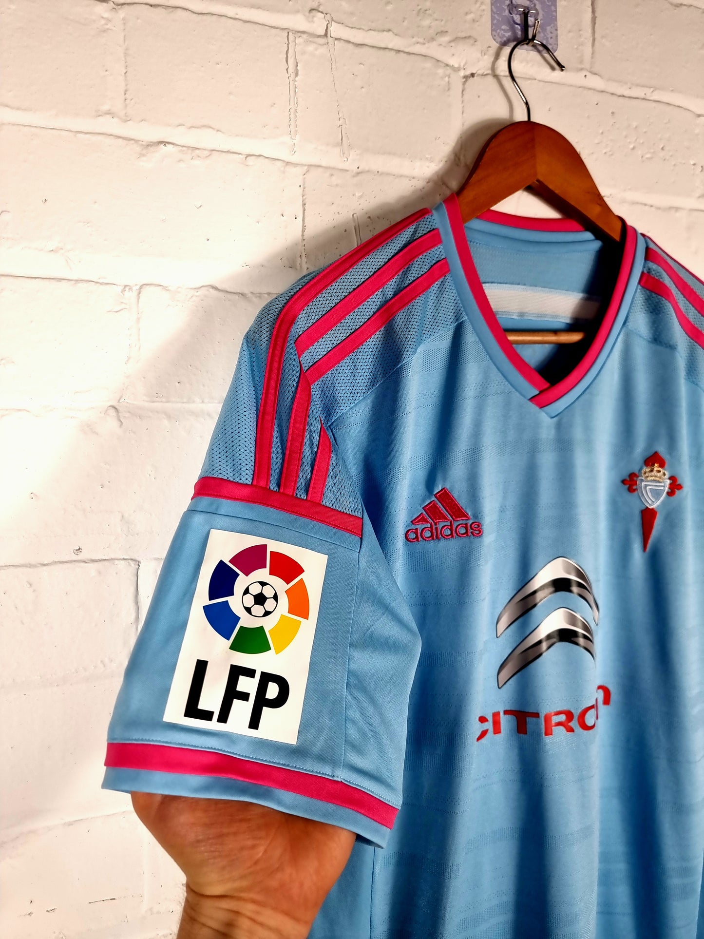 Adidas Celta Vigo 2014/15 Player Spec Home Shirt Large