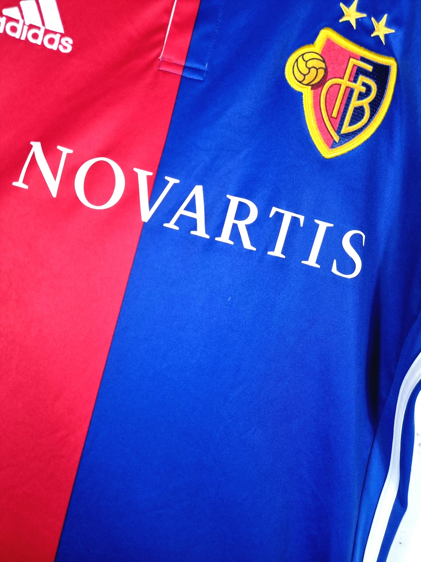 Adidas FC Basel 2017/18 Home Shirt Large