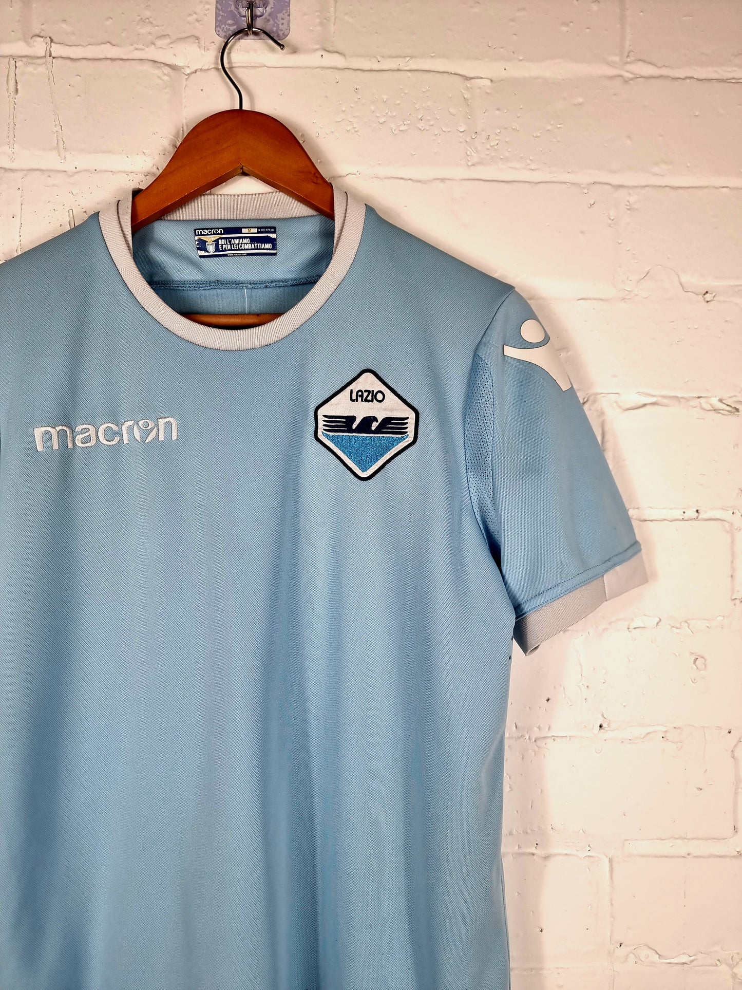 Macron Lazio 2017/18 Home Shirt Medium