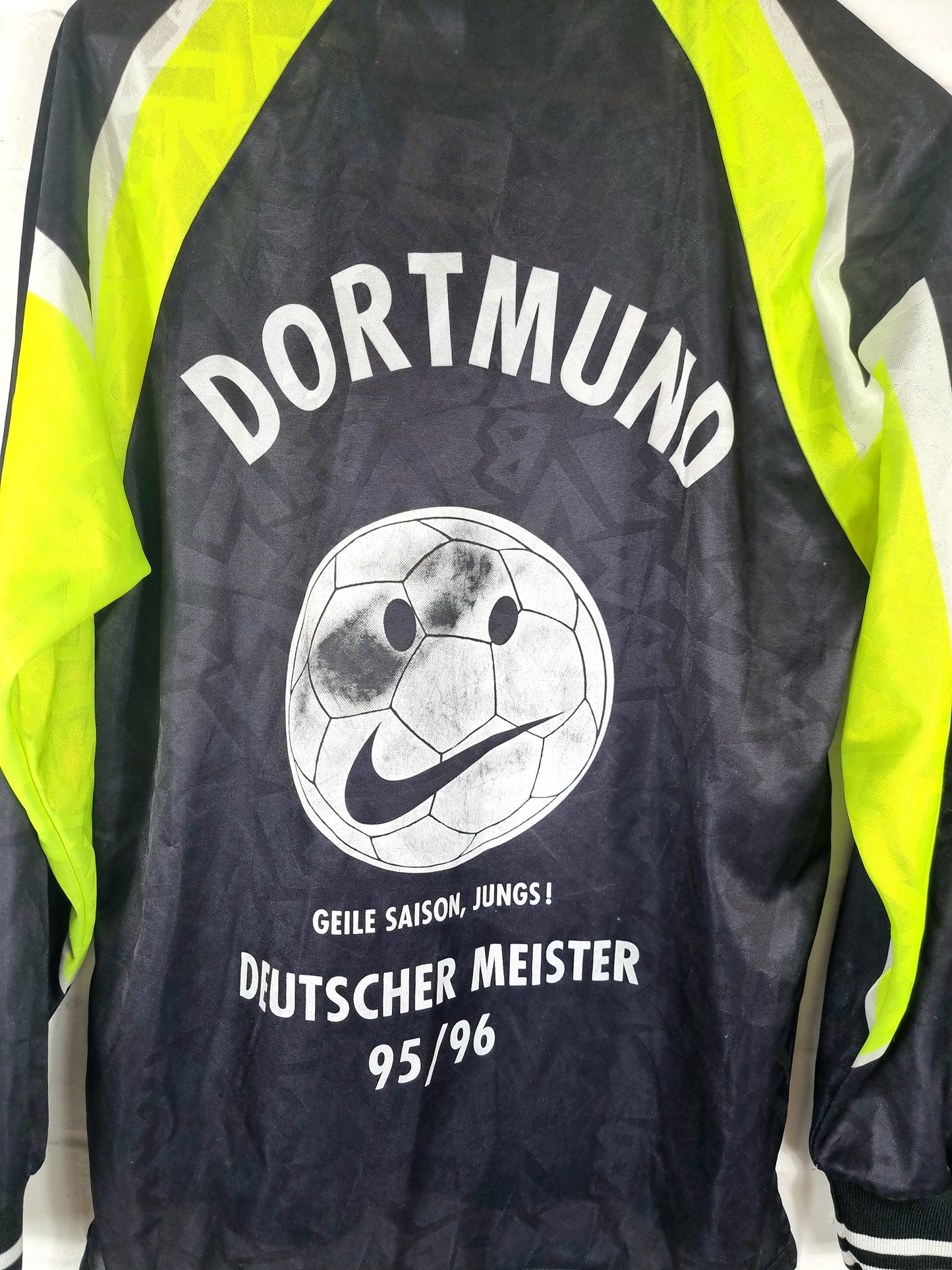 Nike Borussia Dortmund 1995/96 Long Sleeve Away Shirt Small