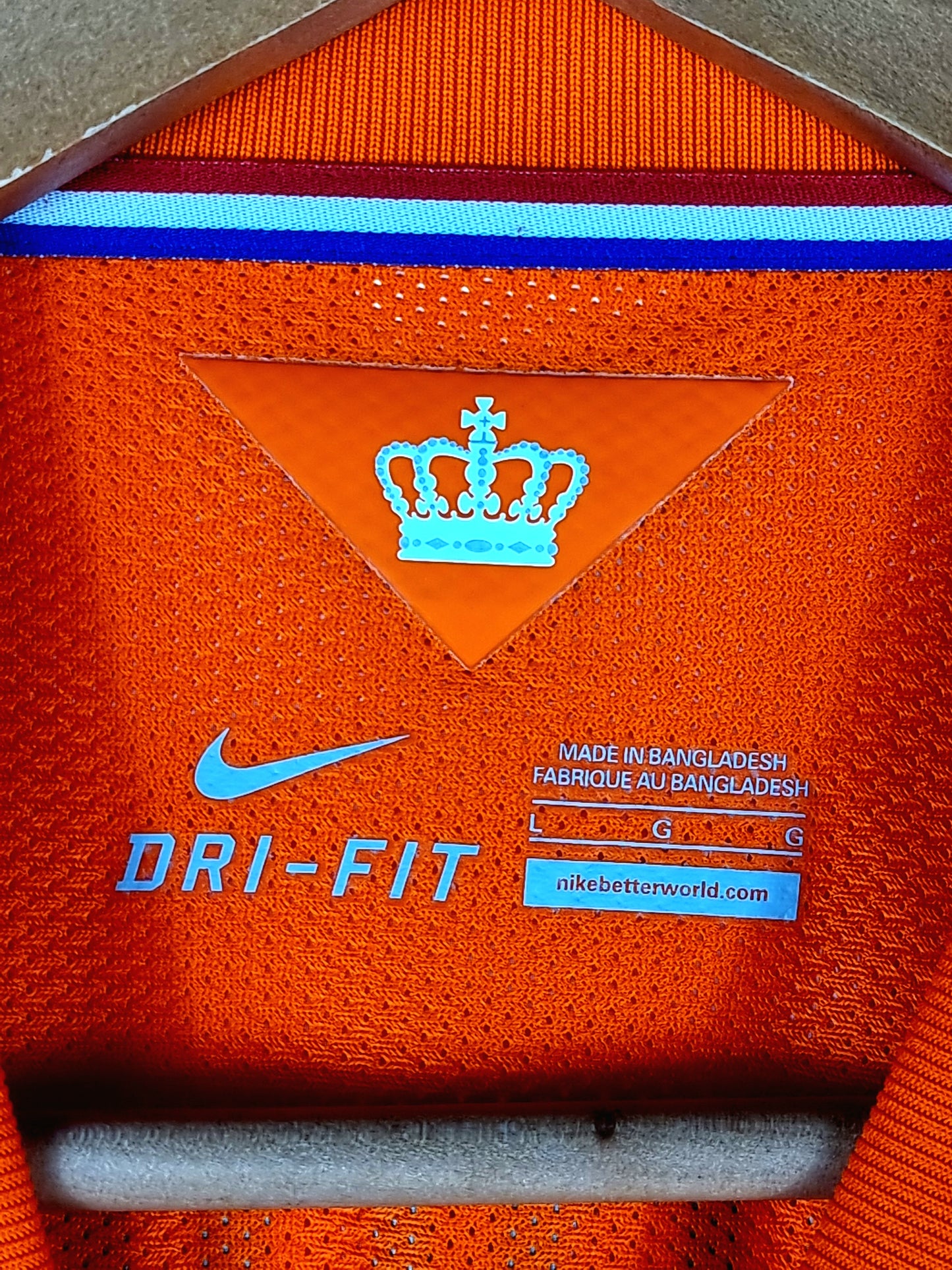 Nike Holland 2014/15 'Robben 11' Player Issue Home Shirt Large