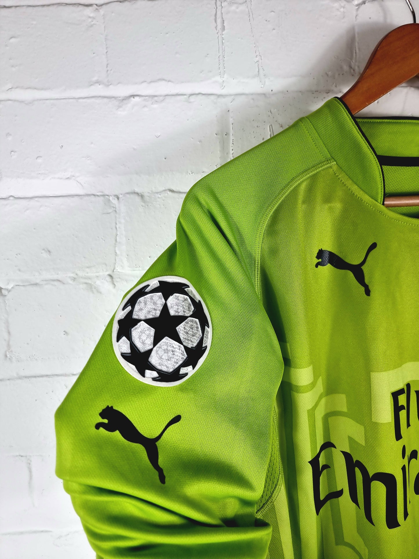 Puma Arsenal 2014/15 'Szczesny 1' Long Sleeve Champions League Goalkeeper Shirt Small