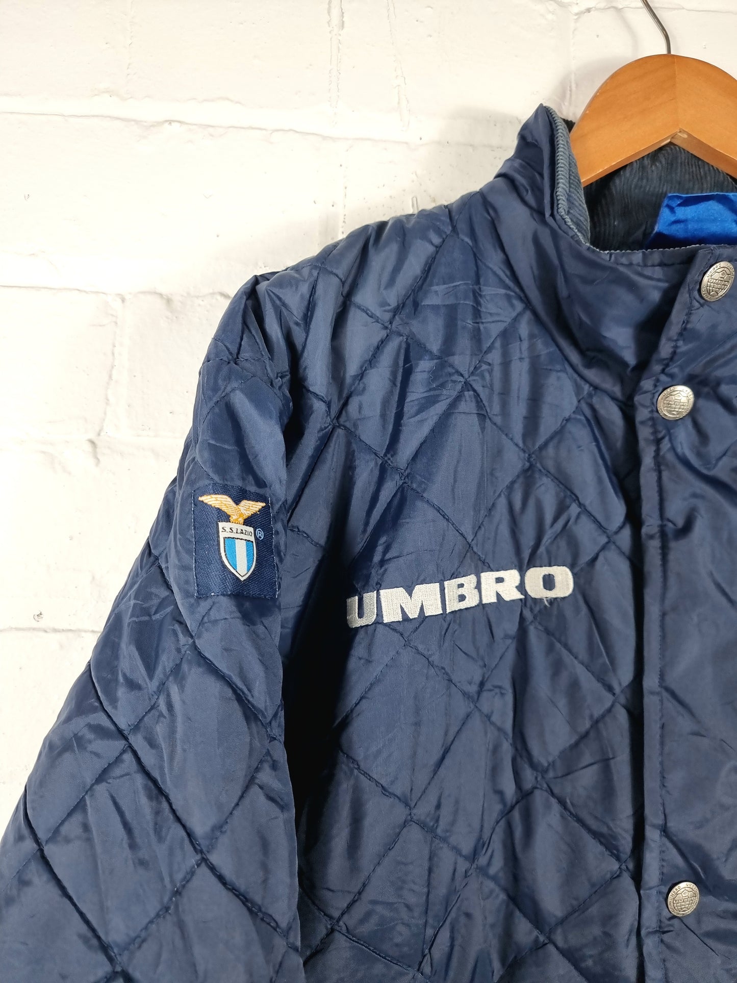Umbro Lazio 1996/98 Padded Bench Jacket XL
