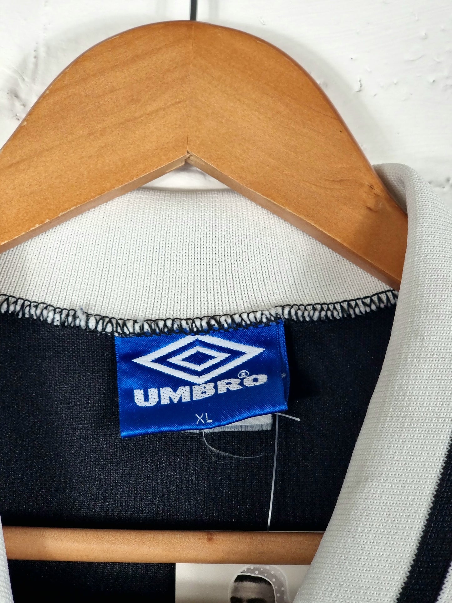 Umbro Football League 1990s Referee's Long Sleeve Shirt XL