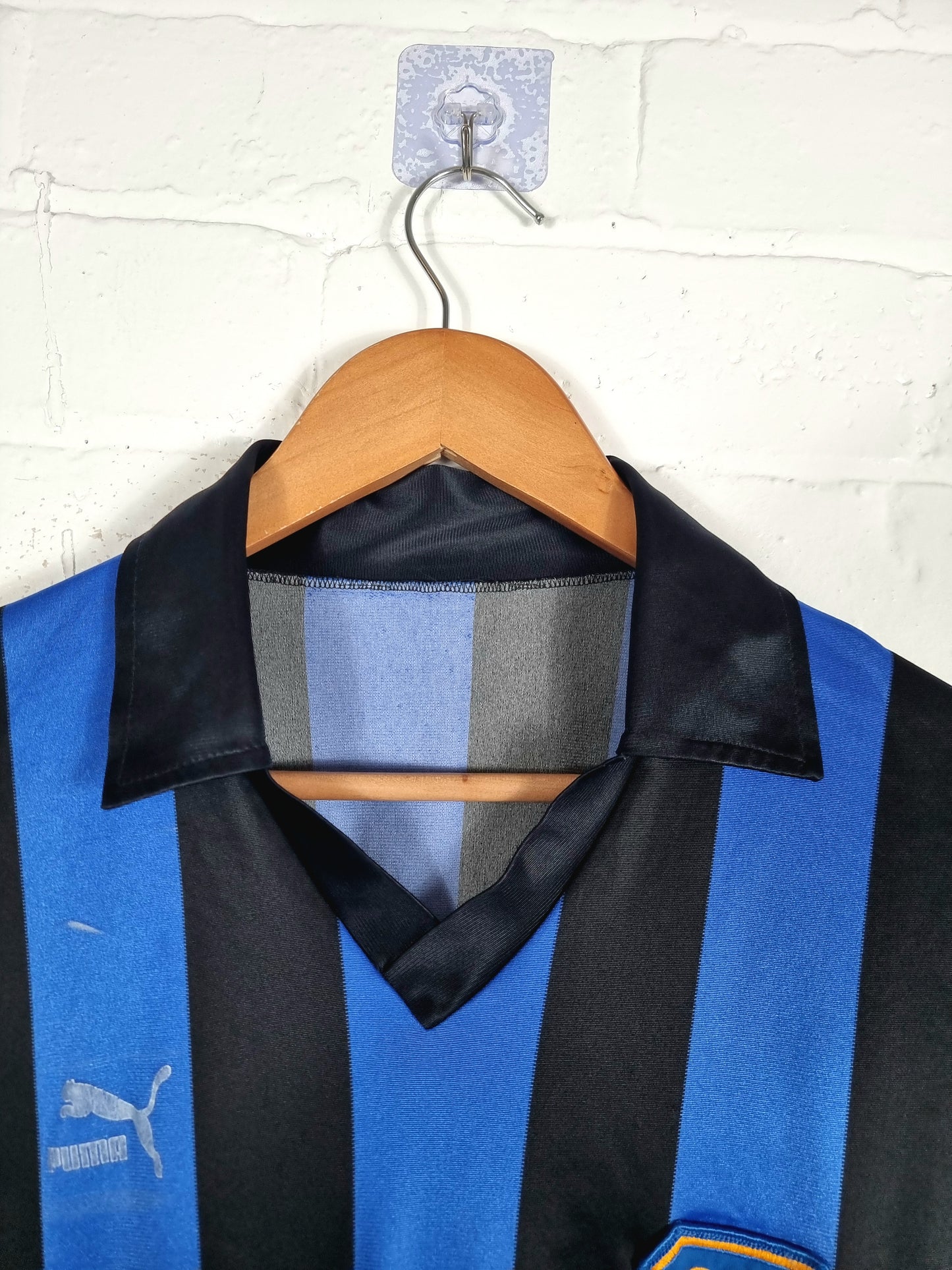 Puma SC Ronnau 74 1980s Long Sleeve Football Shirt Large