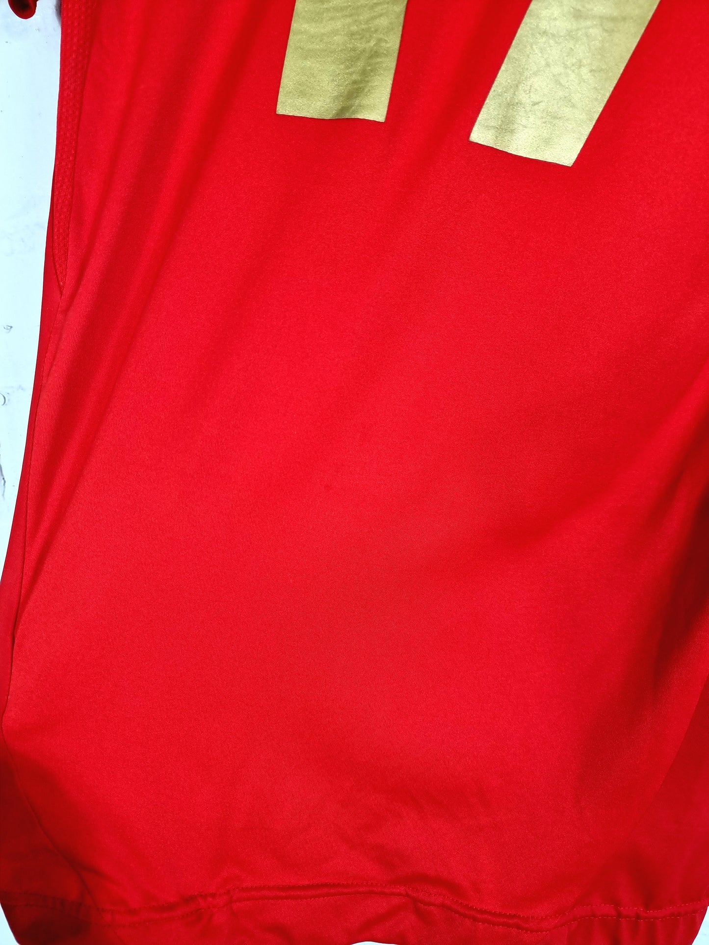 Adidas Techfit Russia 2012/14 'Dzagoev 17' Player Issue Home Shirt Medium