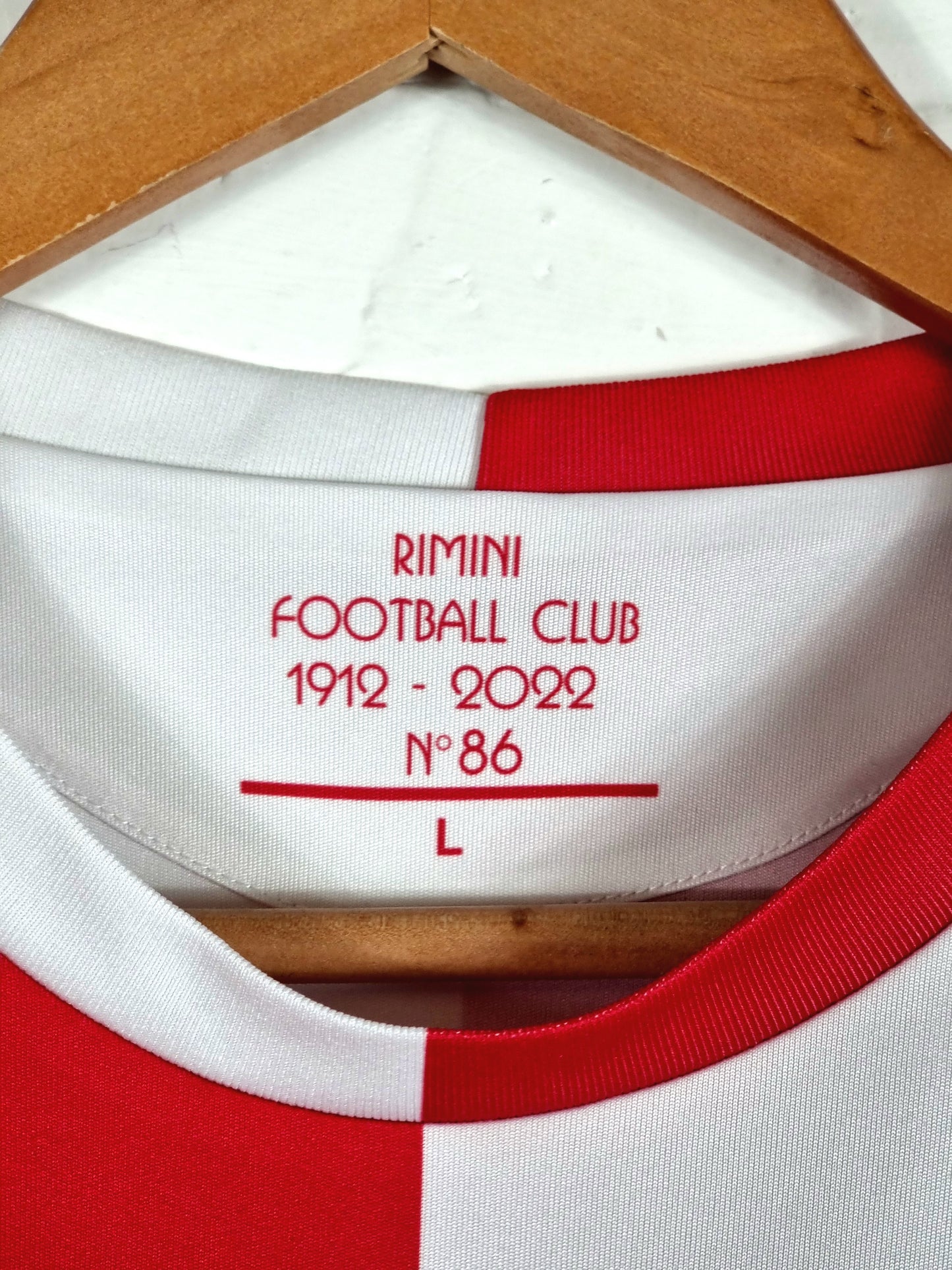 Macron Rimini 2021/22 'Panelli 6' Home Shirt Large