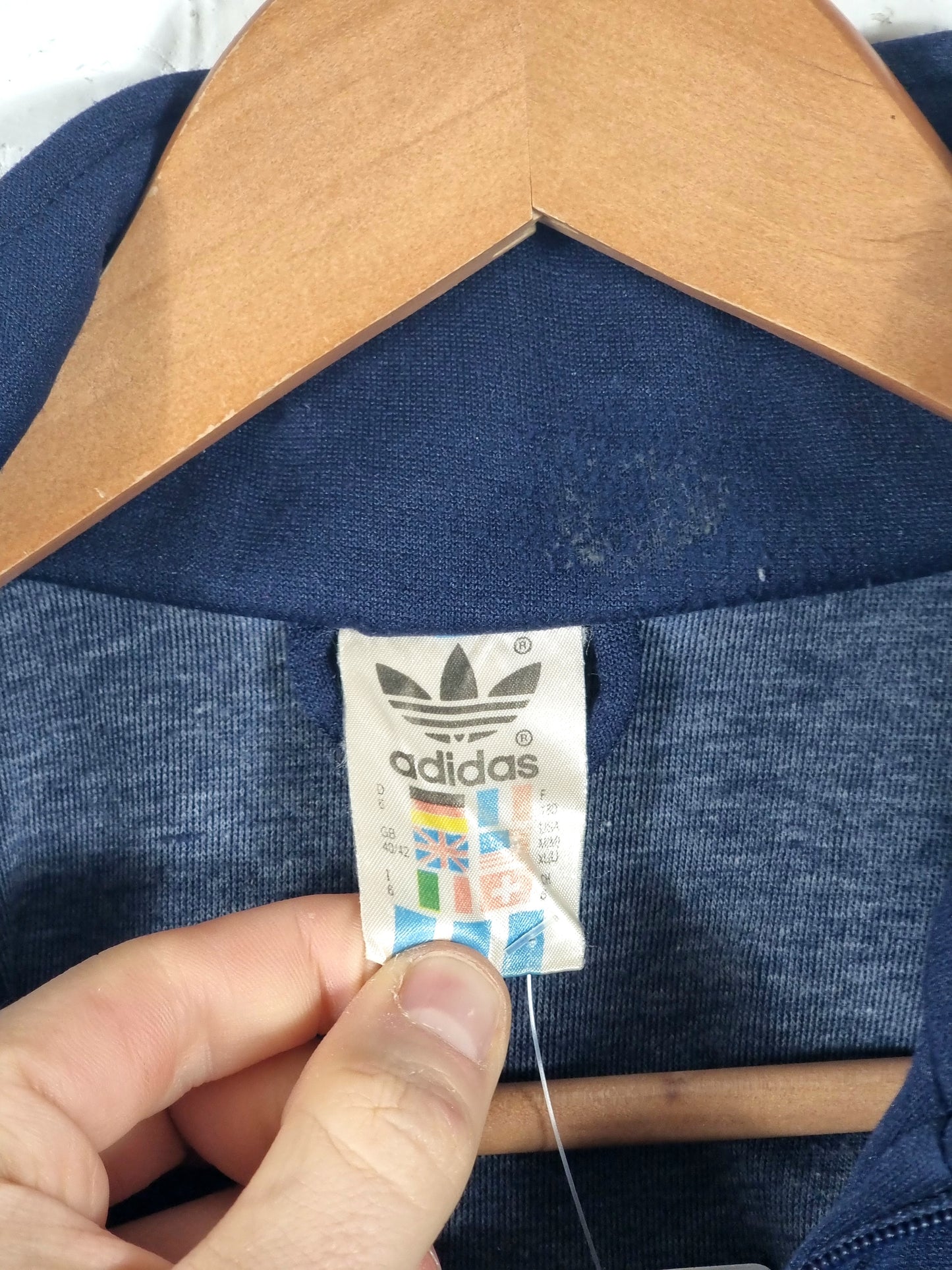 Adidas 1990s Vintage Block Colour Track Jacket Large
