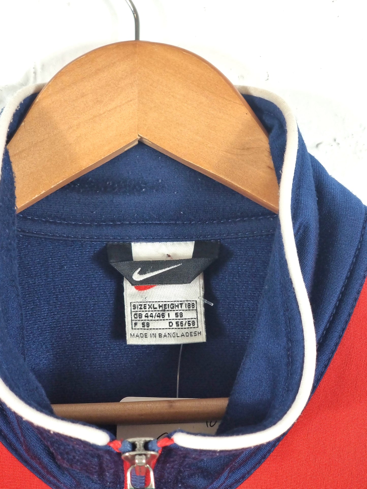 Nike 1990s Vintage Spellout Track Jacket XL