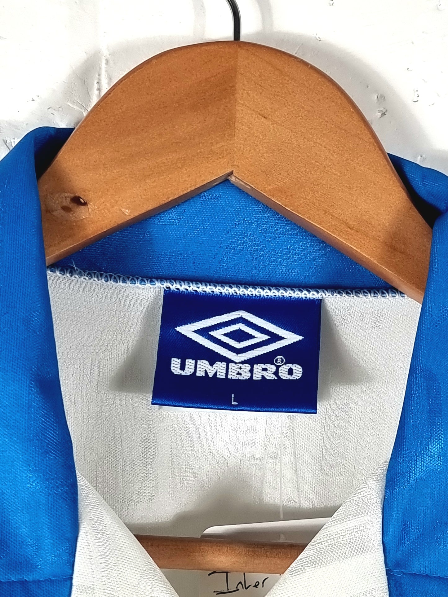 Umbro 1993/94 Long Sleeve Vintage (Inter Milan) Template Shirt Large