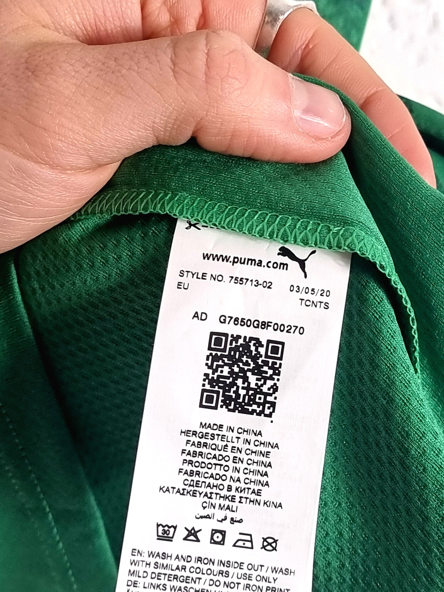 Puma Borussia Monchengladbach 2019/20 Third Shirt Medium