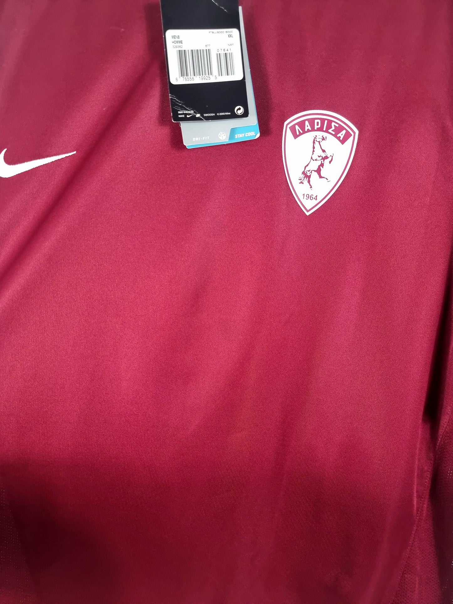 Nike Athlitiki Enosi Larissa F.C 2013/14 Deadstock Training Shirt XXL