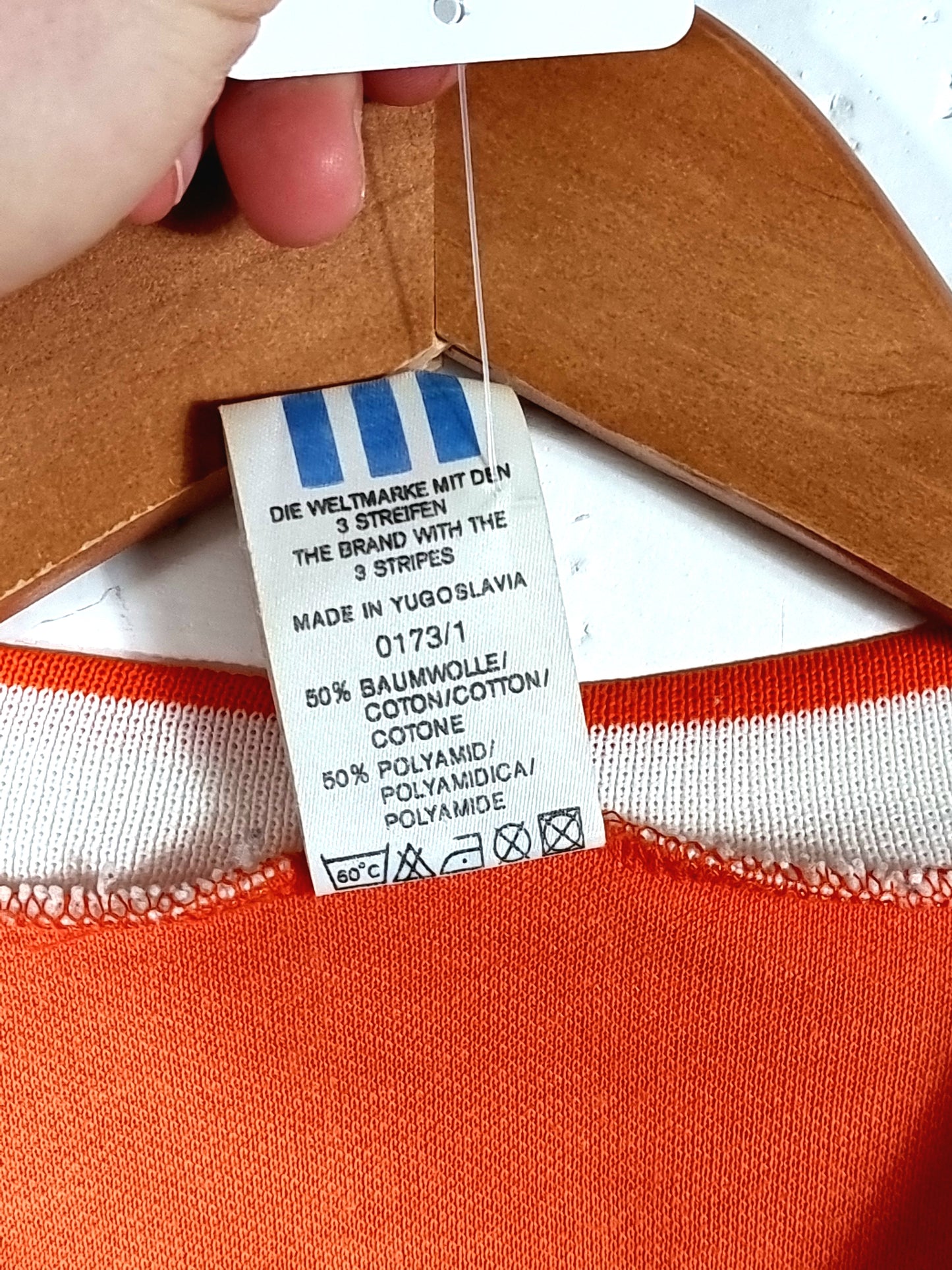 Adidas Holland 1985/88 Home Shirt Medium