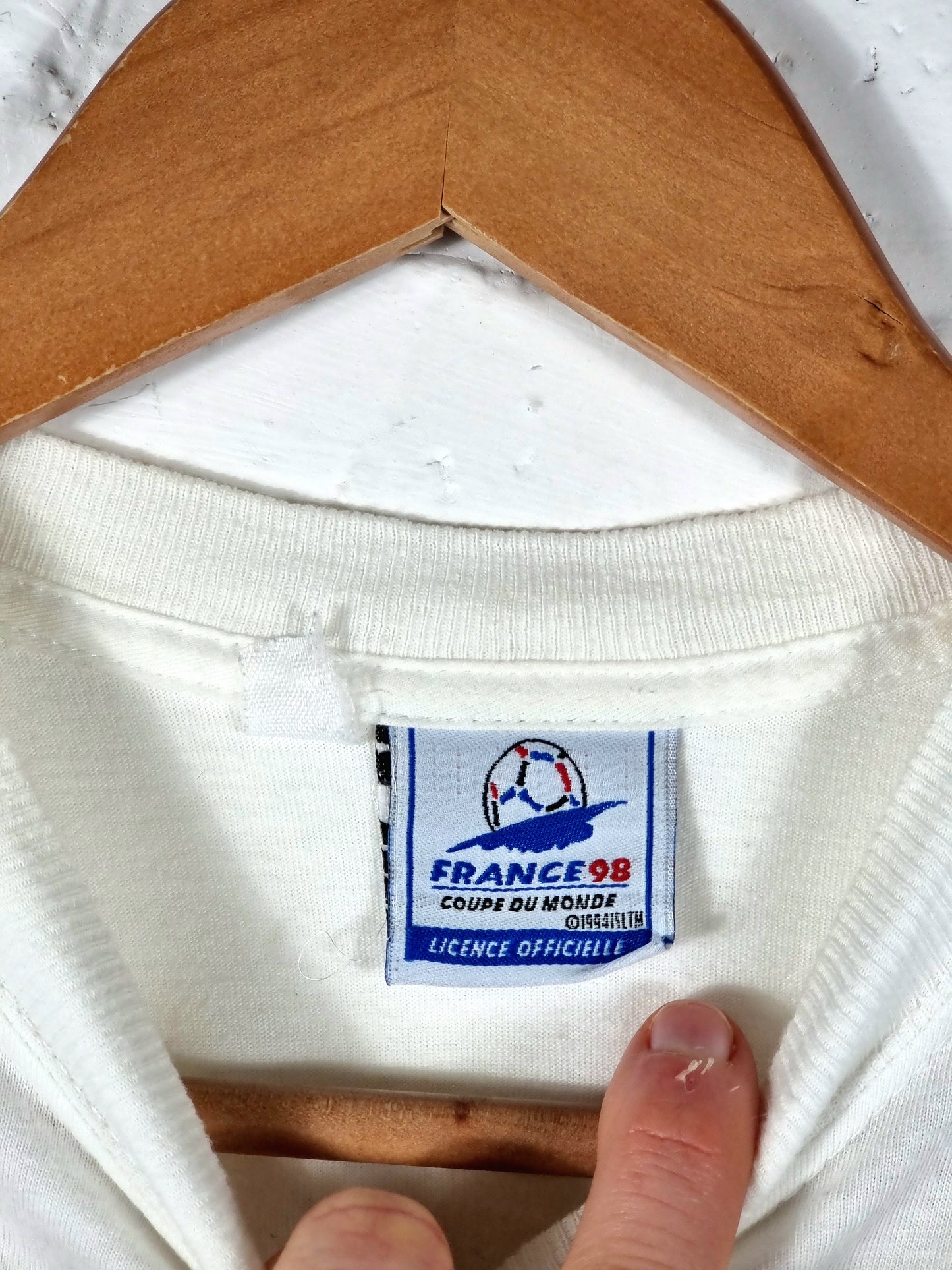 France '98 Coupe Du Monde Jamaica Graphic Print T-Shirt Medium