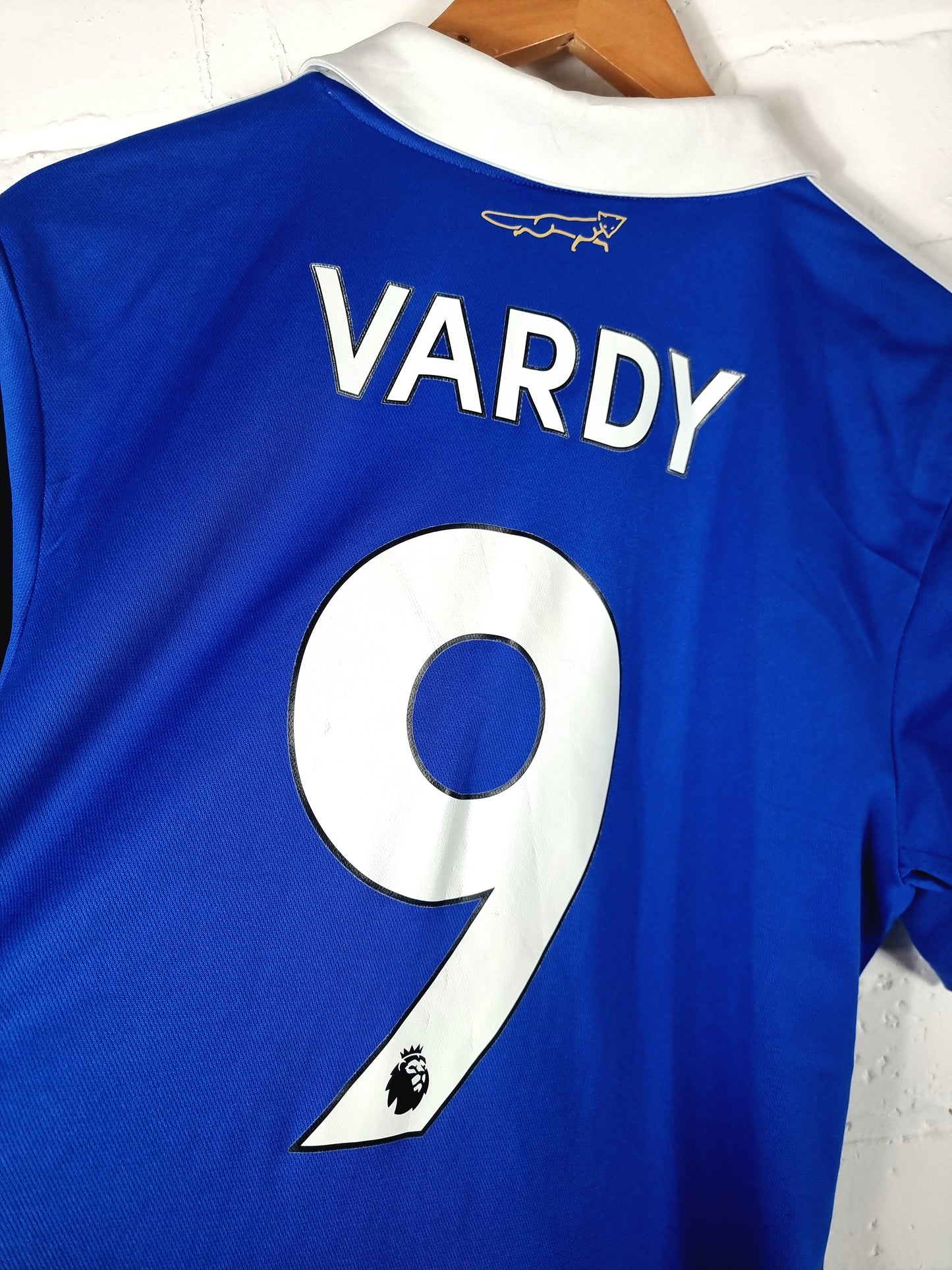 Adidas Leicester City 2022/23 'Vardy 9' Home Shirt Medium