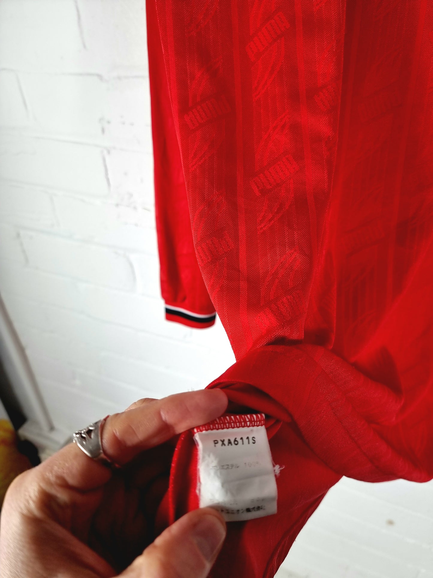 Puma Urawa Red Diamonds 1998/99 Long Sleeve Player Issue Training Shirt Large