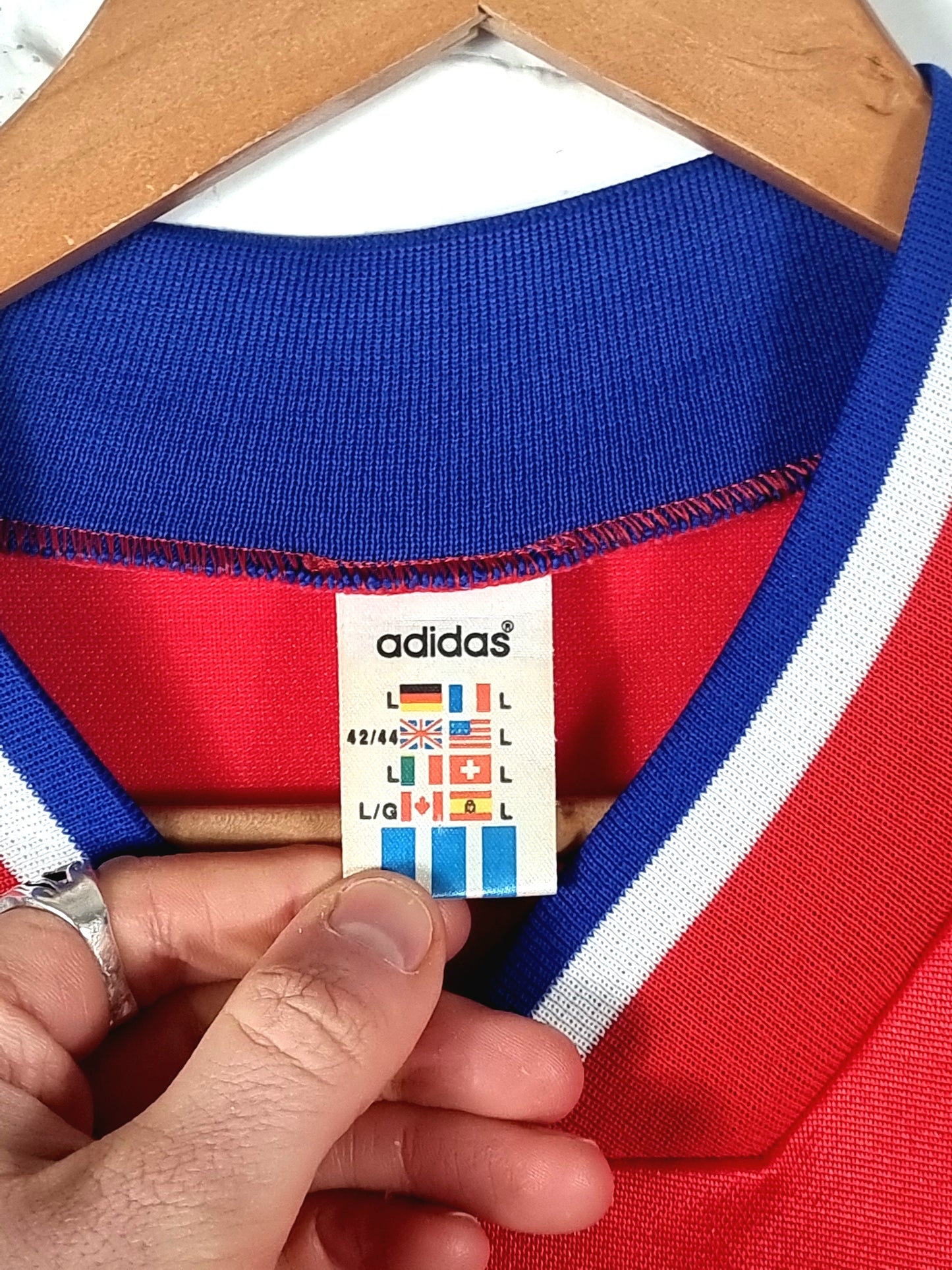 Adidas Bayern Munich 1993/95 Home Shirt Large