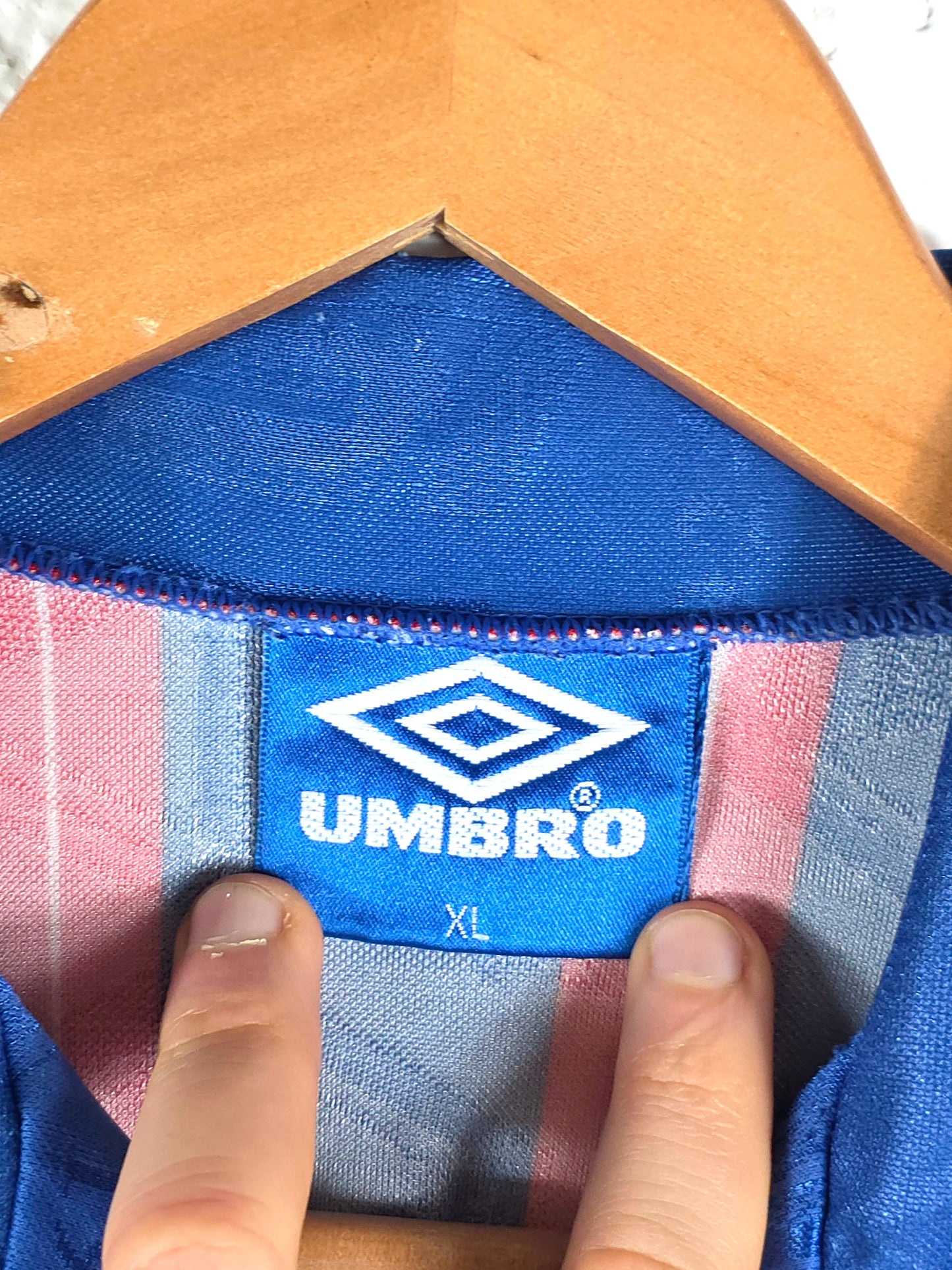 Umbro Vintage 1992/94 Long Sleeve Template Shirt XL