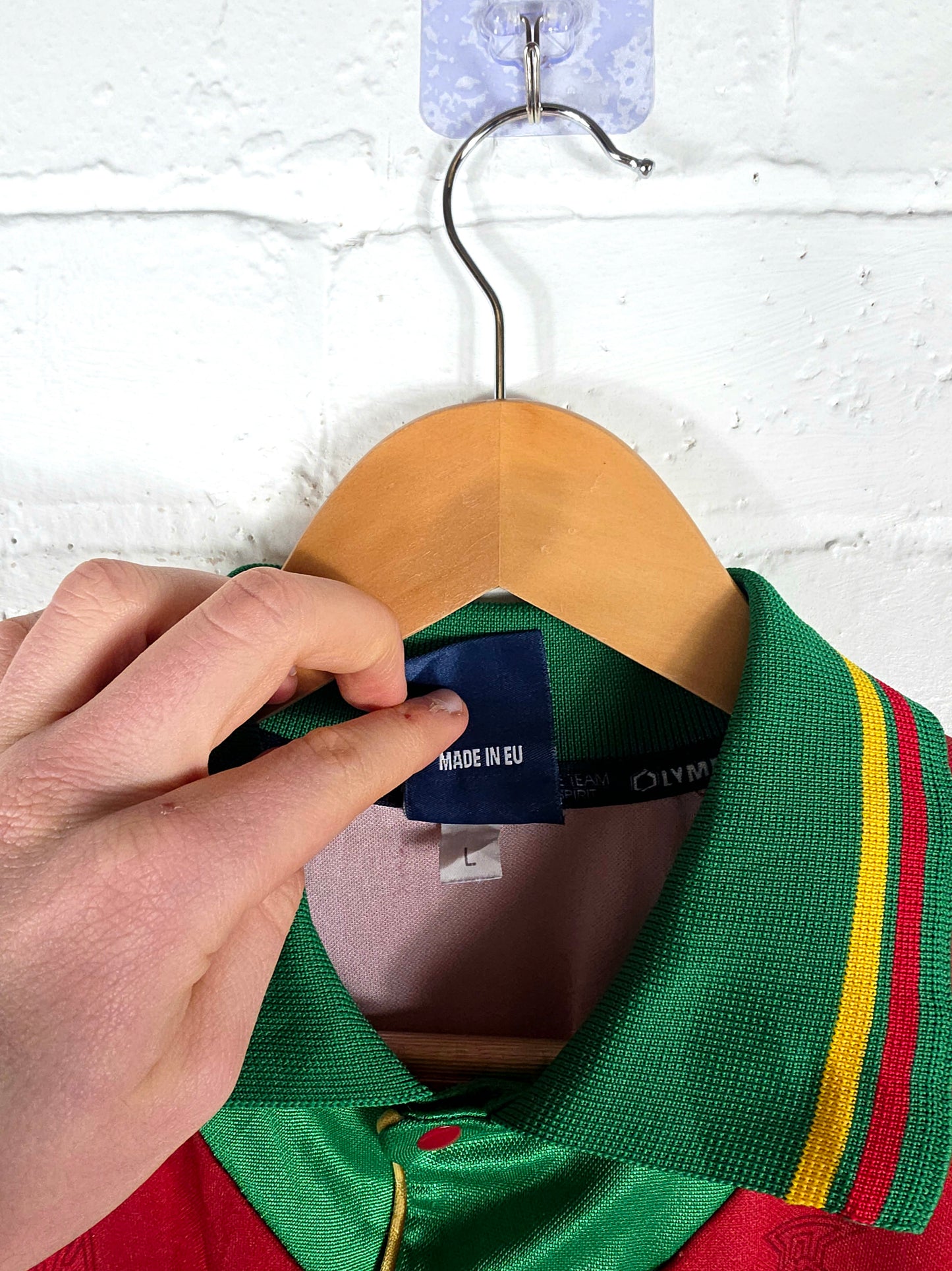 Olympic Portugal 1995/96 Home Shirt Large