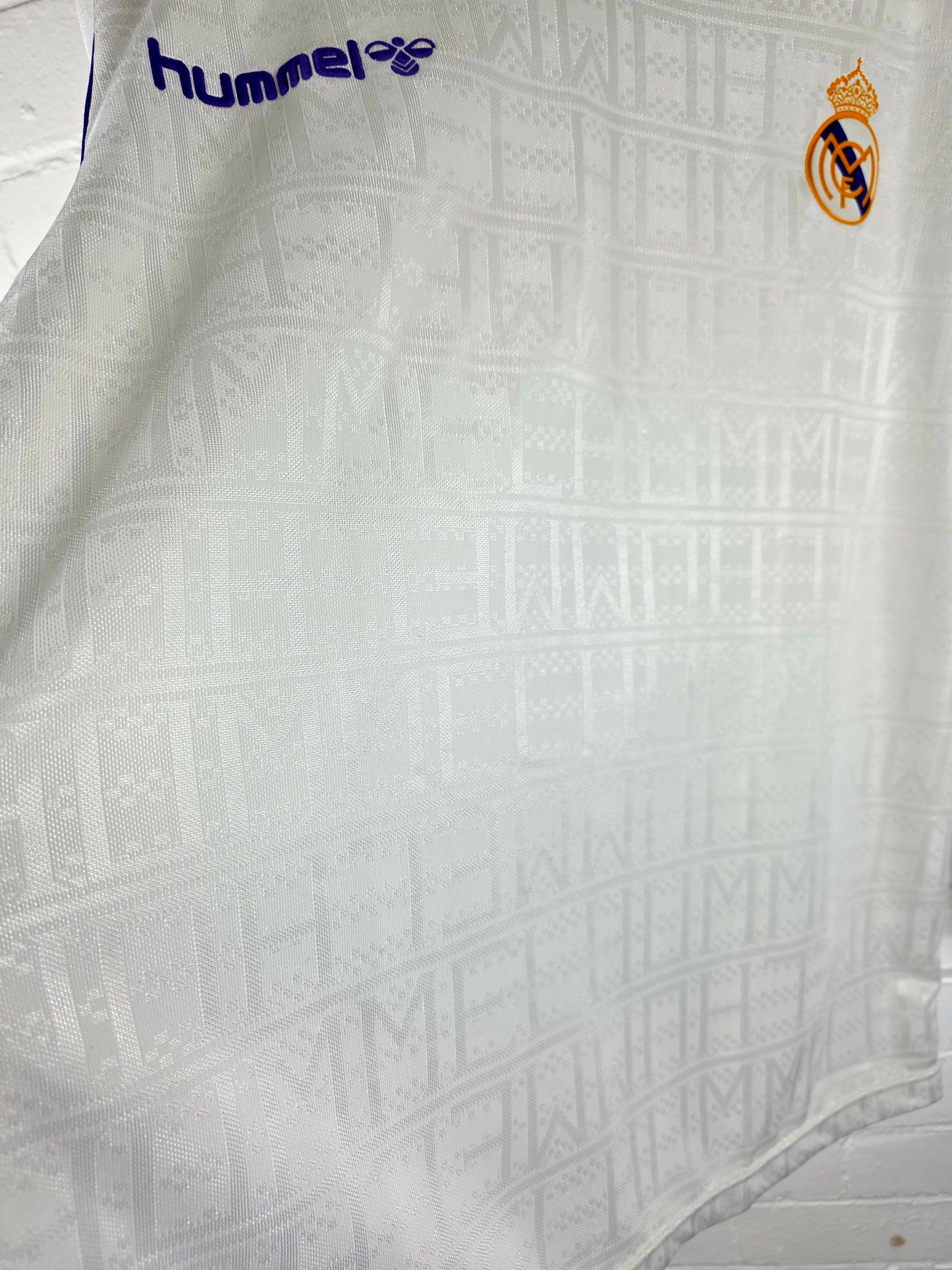 Hummel Real Madrid 1988/90 Long Sleeve Home Shirt XL