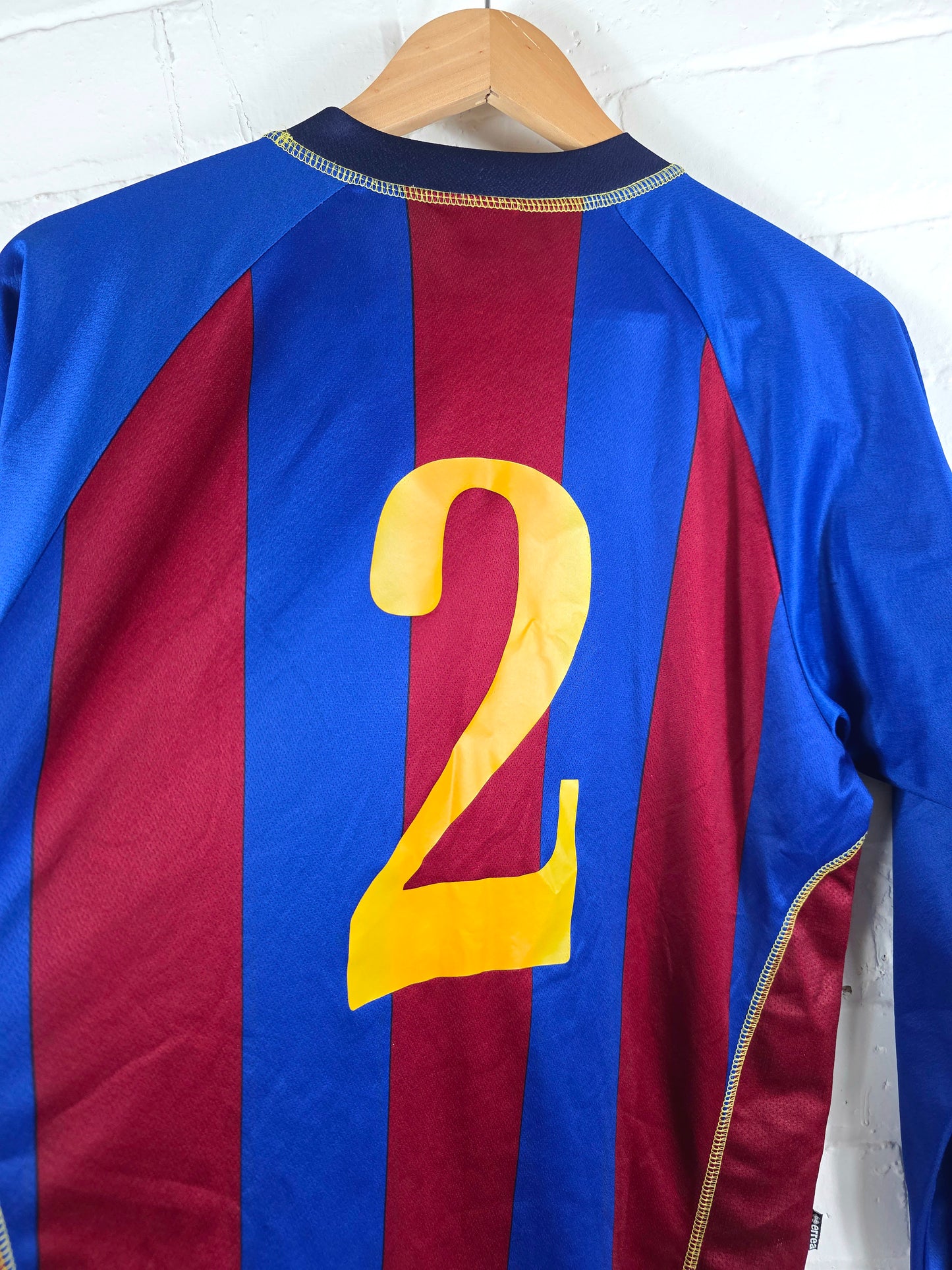 Errea Viadana Calcio 2000s Long Sleeve Home Shirt XL