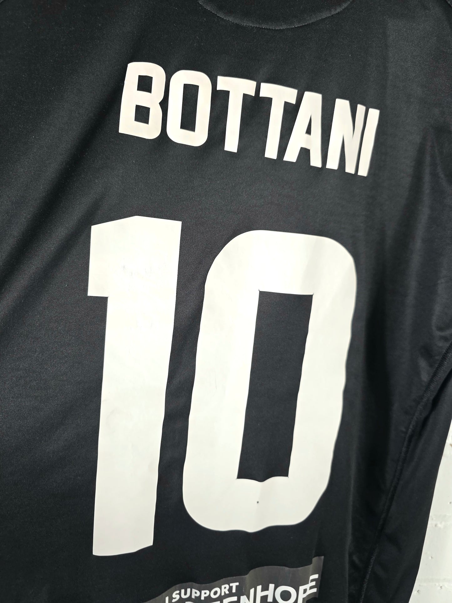 Acerbis FC Lugano 2017/18 'Bottani 10' Signed Match Issue Europa League Home Shirt Large