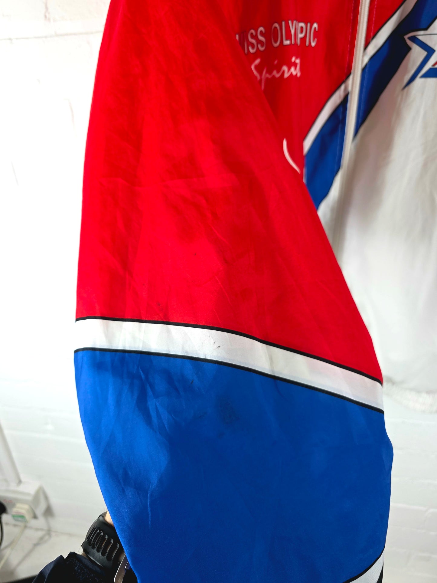 Carlo Maggio Switzerland 1996 Atlanta Olympics Vintage Track Jacket XXL