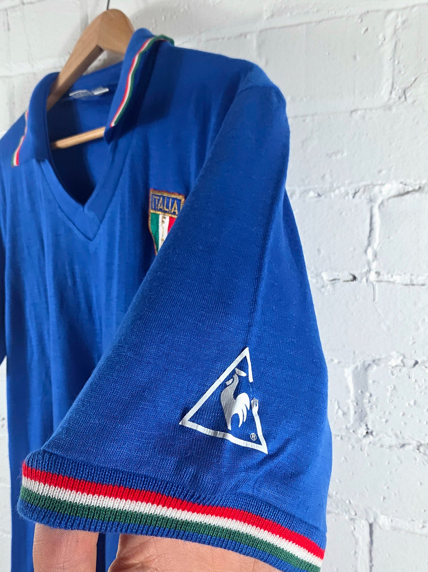 Le Coq Sportif Italy 1980/82 Home Shirt Large