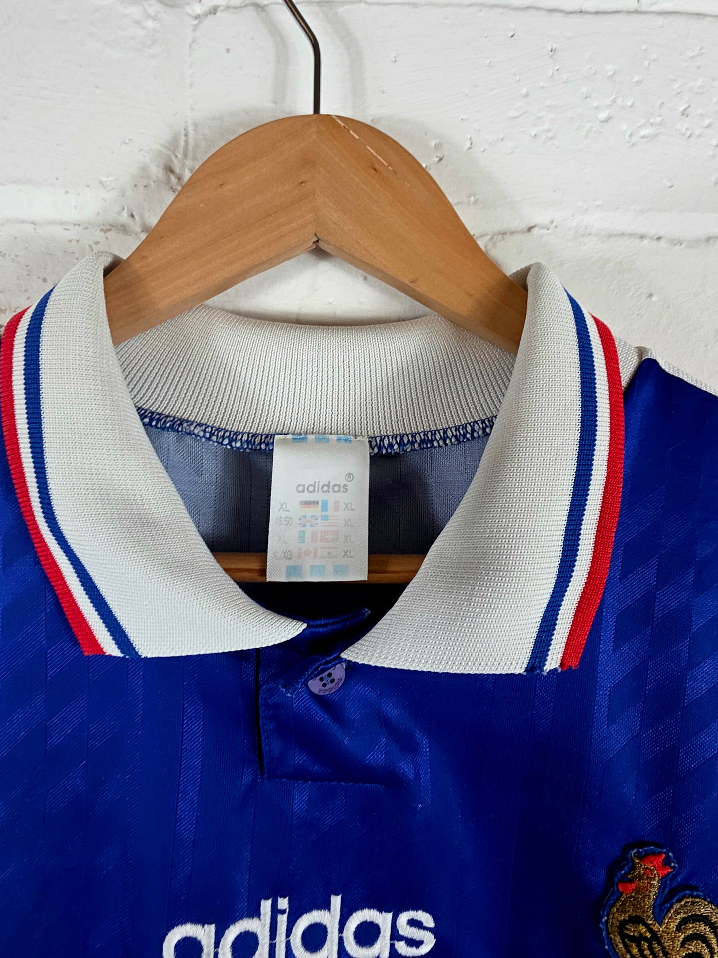 Adidas France 1994/96 Home Shirt XL