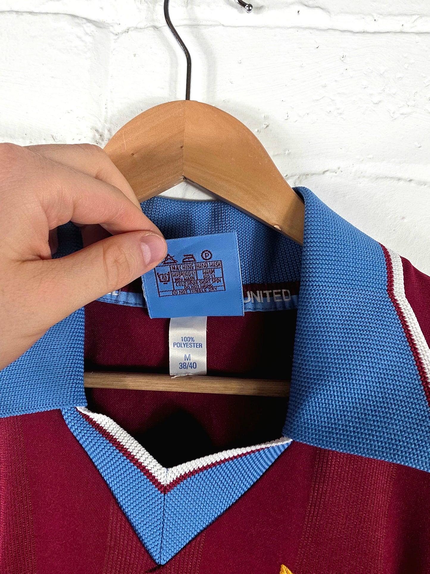 Pony West Ham United 1997/98 Home Shirt Medium