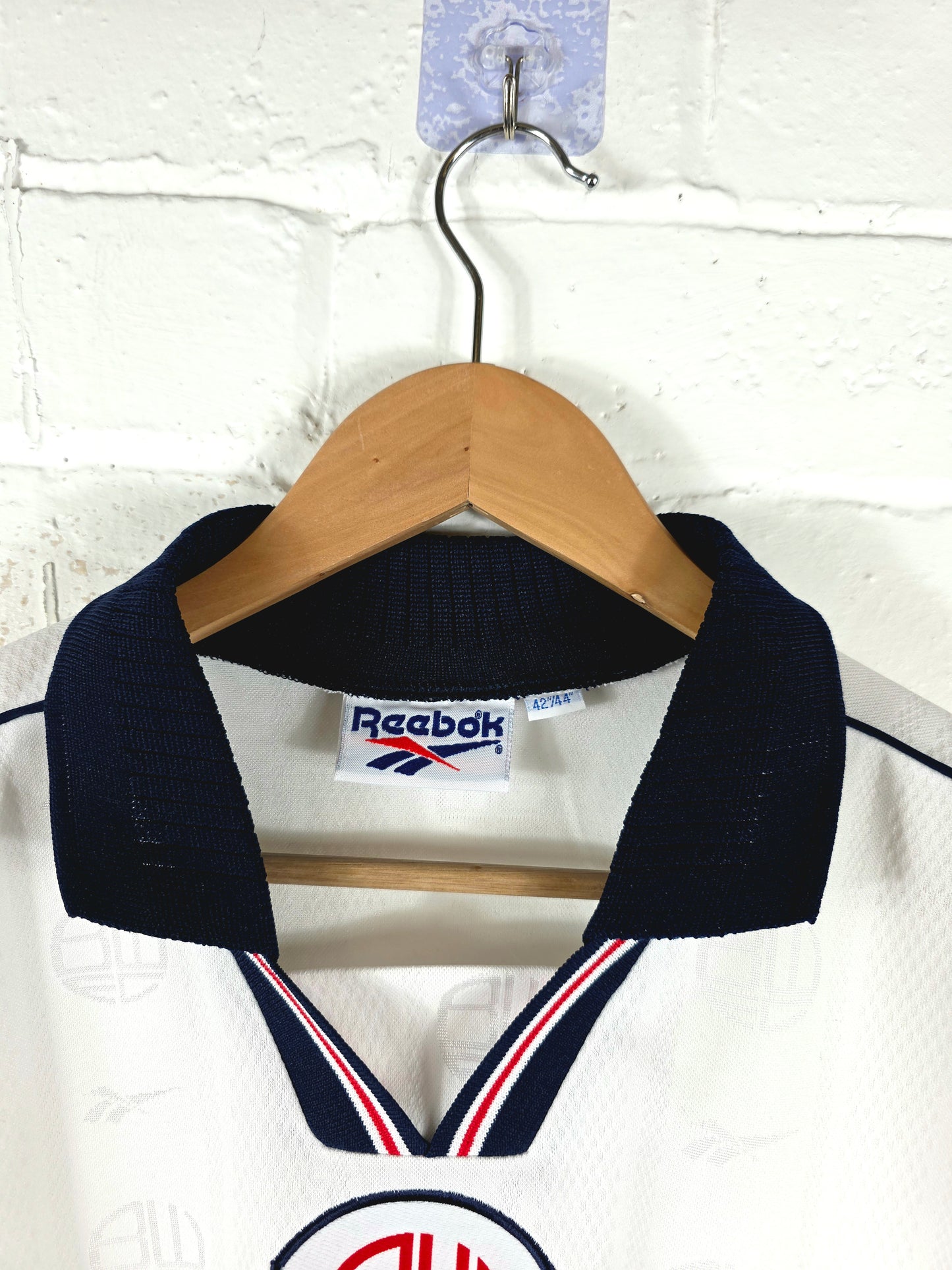 Reebok Bolton Wanderers 1995/97 Home Shirt Large