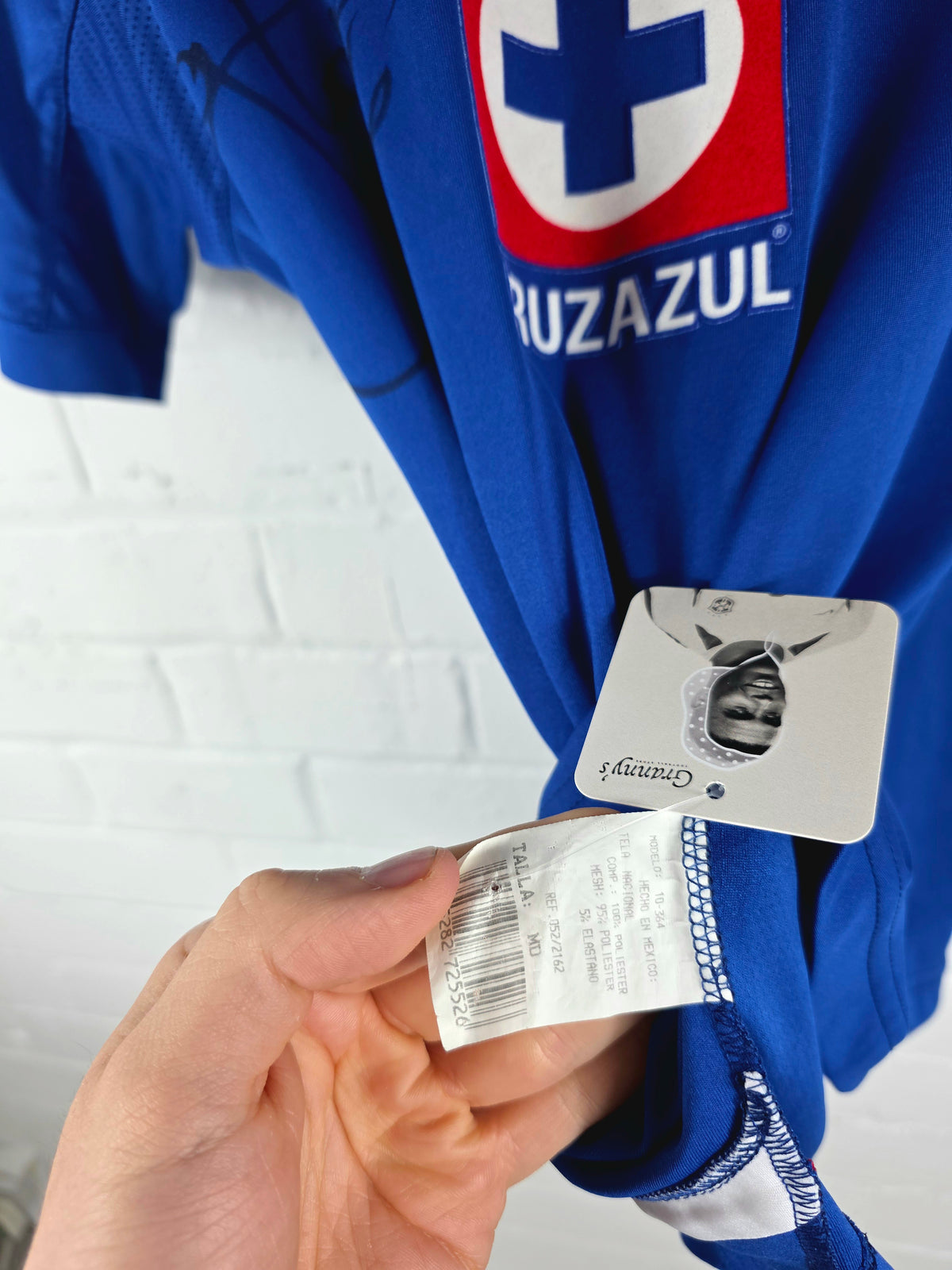 Umbro Cruz Azul 2012/13 'Torrado 6' Signed Home Shirt Medium