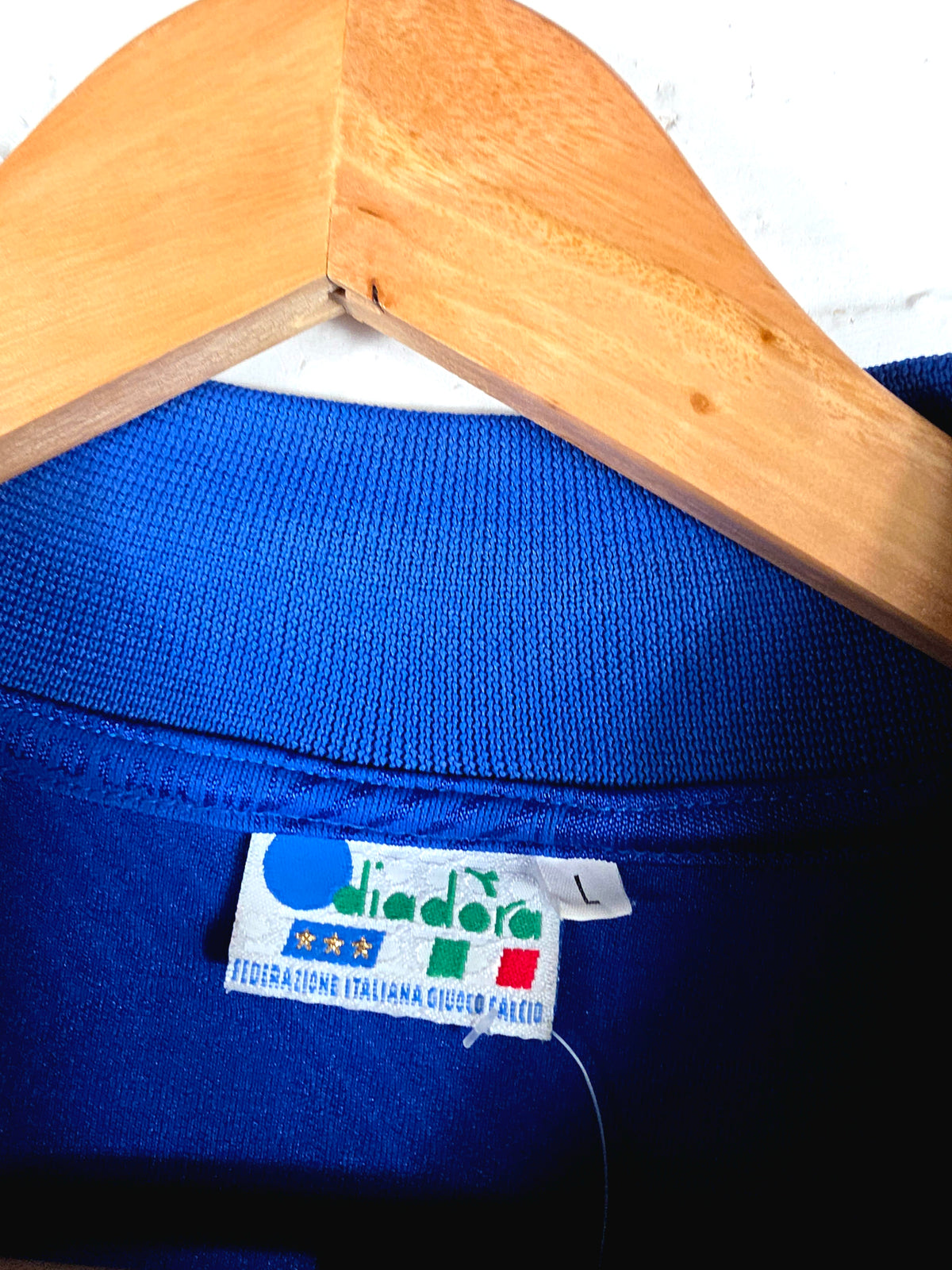 Diadora Italy 1993/94 Player Spec Home Shirt Large