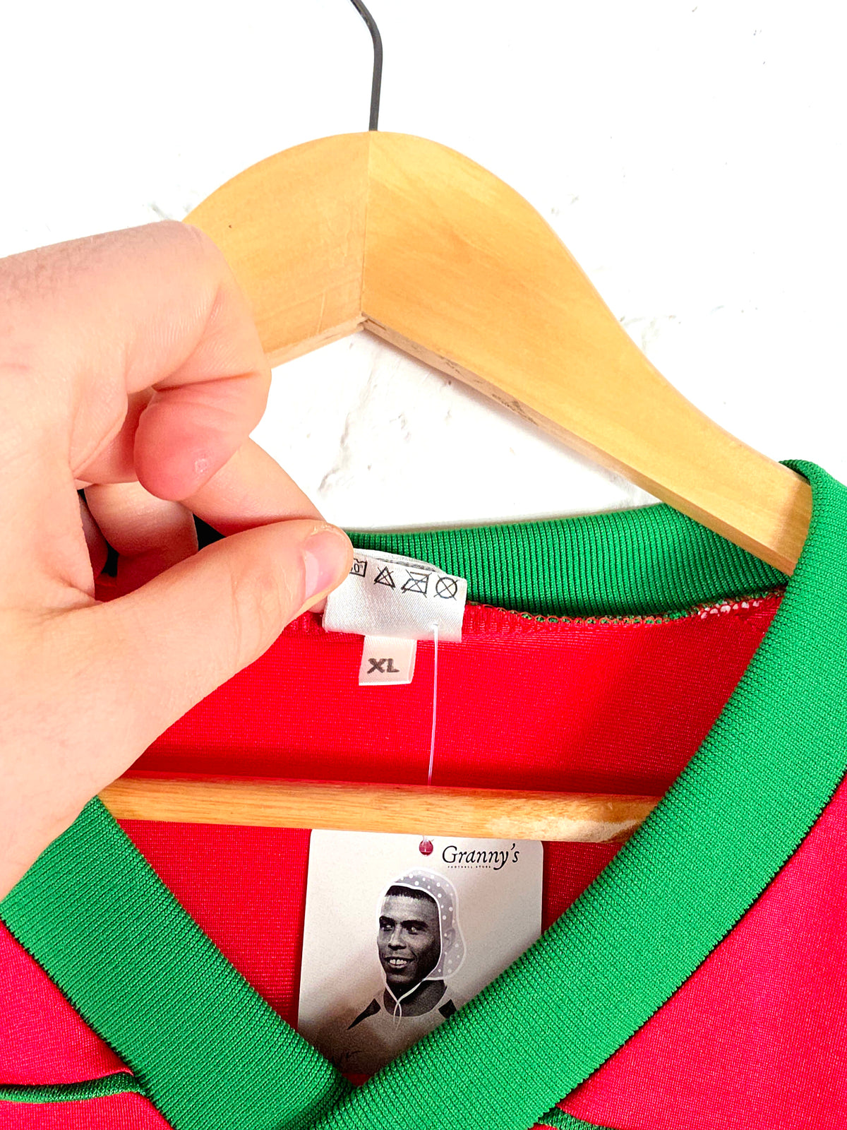 Adidas Portugal 1990/91 Long Sleeve Match Issue Home Shirt XL