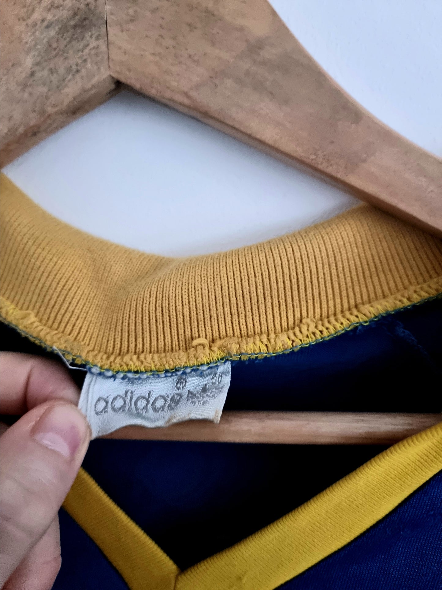 Adidas Boca Juniors 89/92 Long Sleeve Home Shirt Small