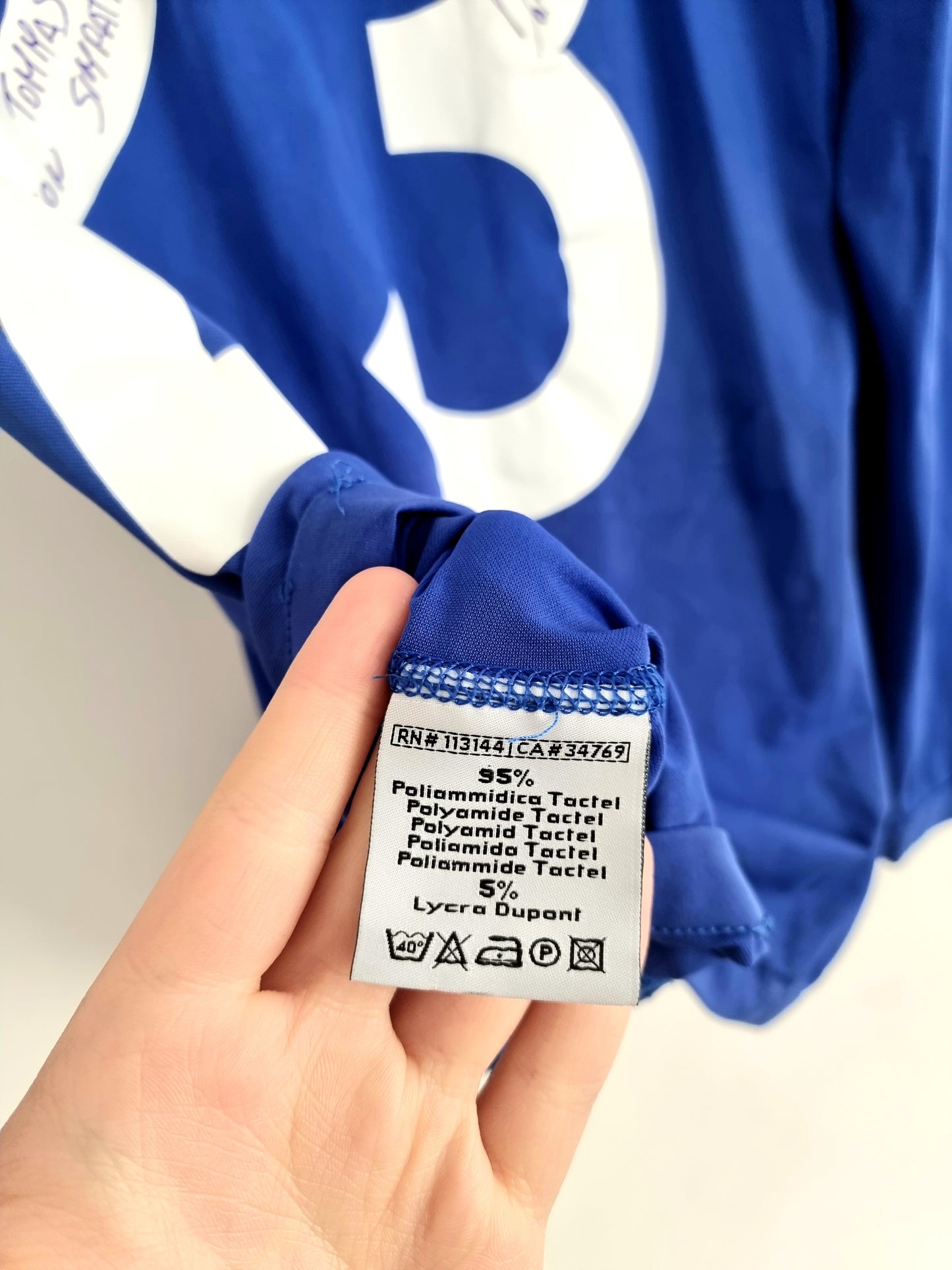 Kappa Brescia 05/06 'Dallamano 23' Player Issue Long Sleeve Home Shirt Large