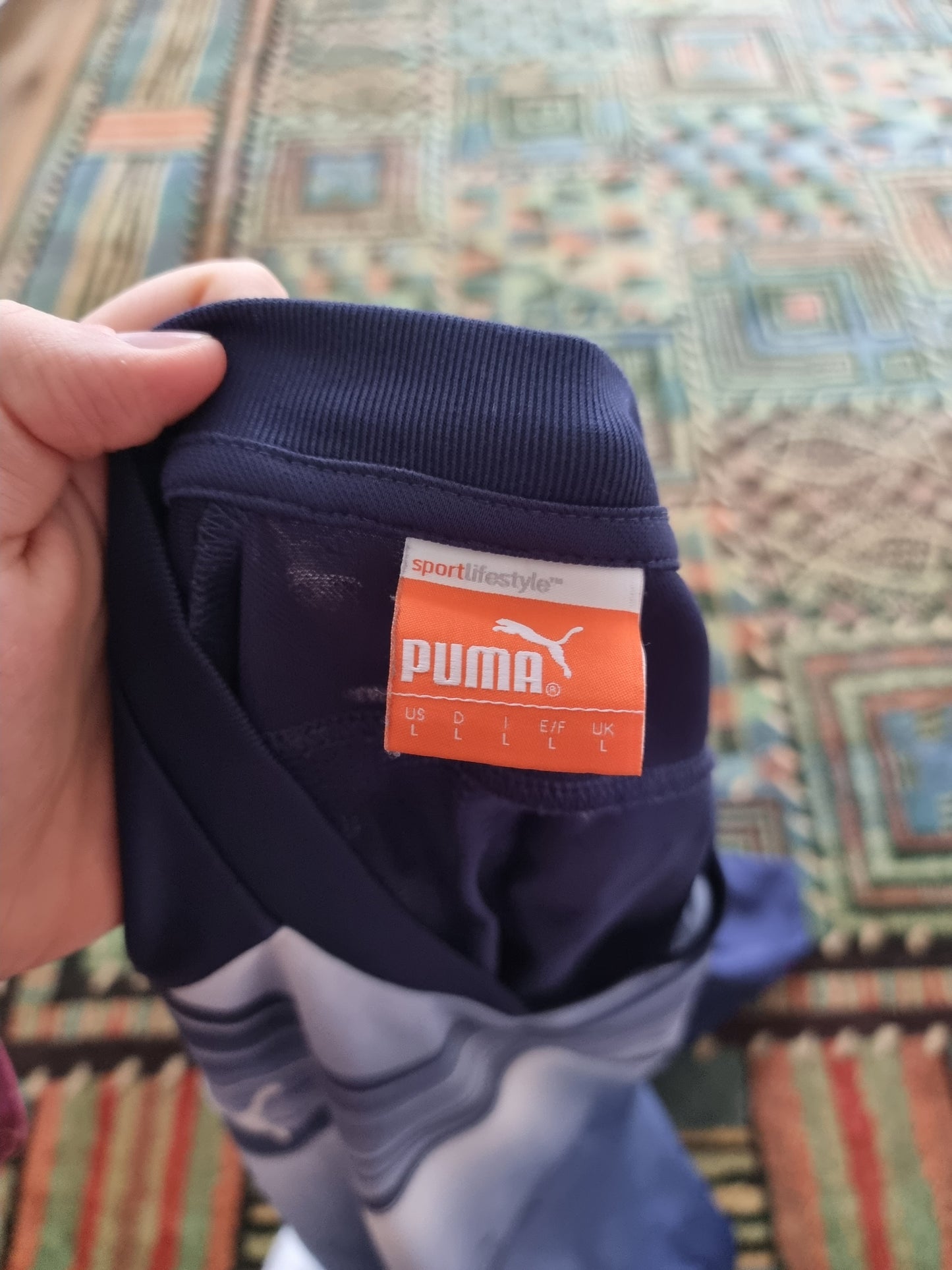 Puma Italy 11/12 Signed Long Sleeve Training Top Large