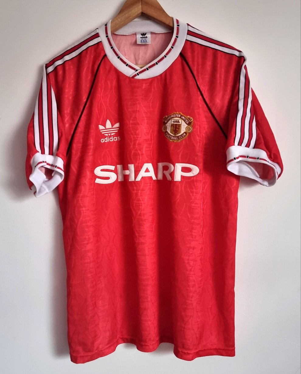 Adidas Manchester United 90/92 Home Shirt Large – Granny's Football Store