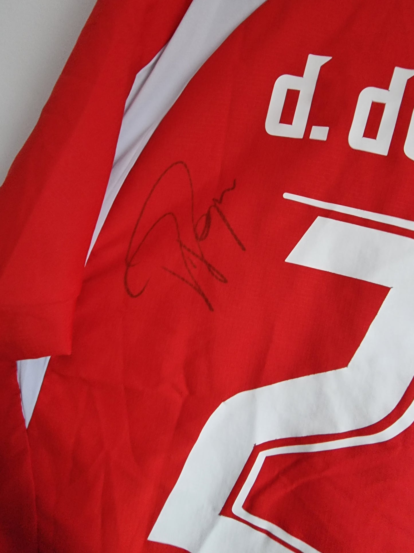 Puma Switzerland 06/08 'Degen 21' Signed Home Shirt Large
