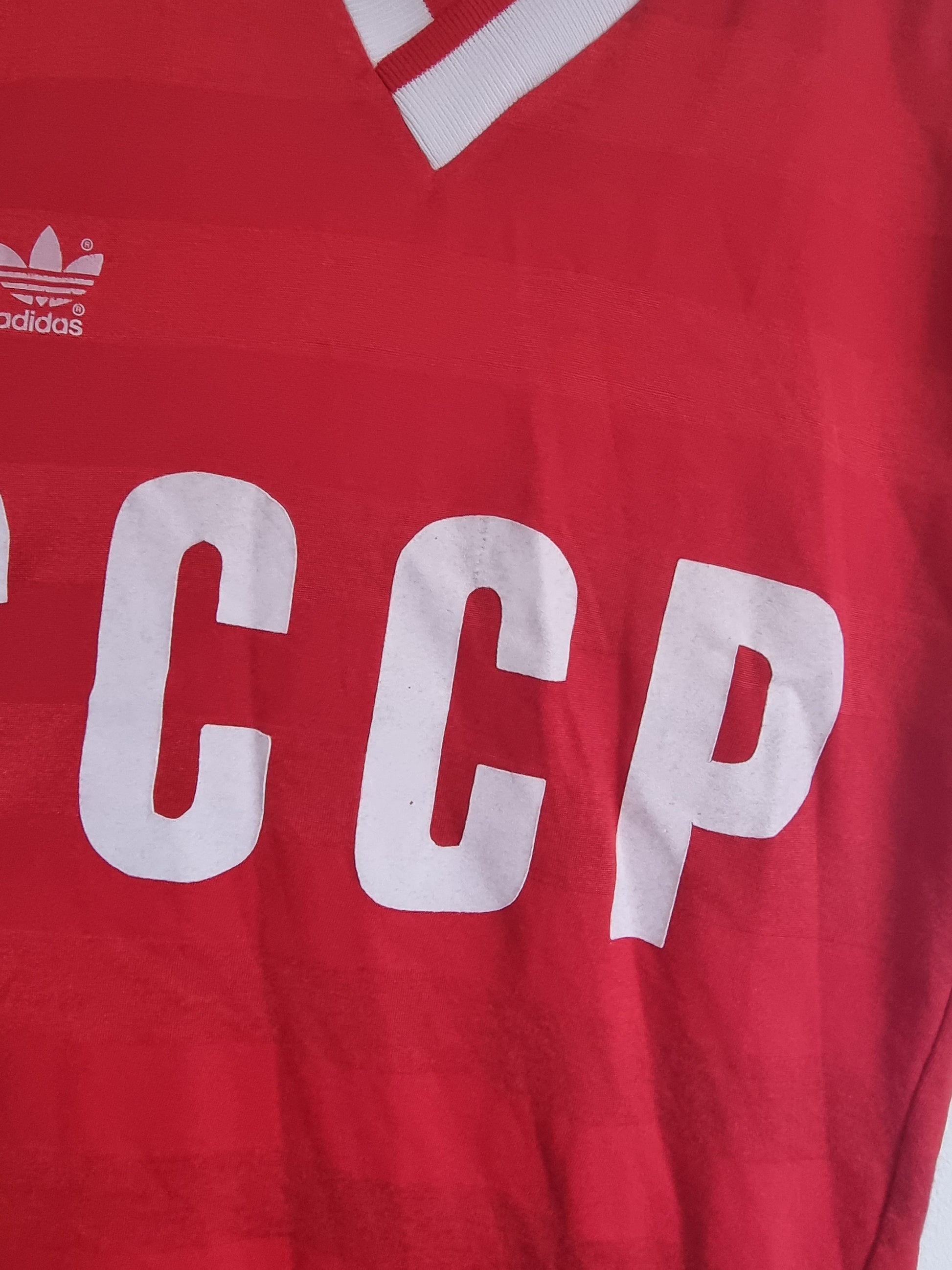 Adidas 1980s Soviet Union Away Retro Football Shirt - Football