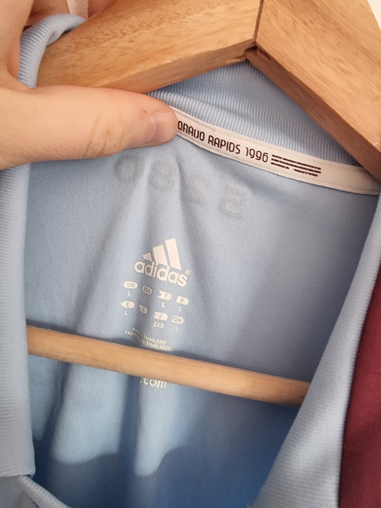Adidas Formotion Colorado Rapids 09/10 Player Spec Long Sleeve Away Shirt Large