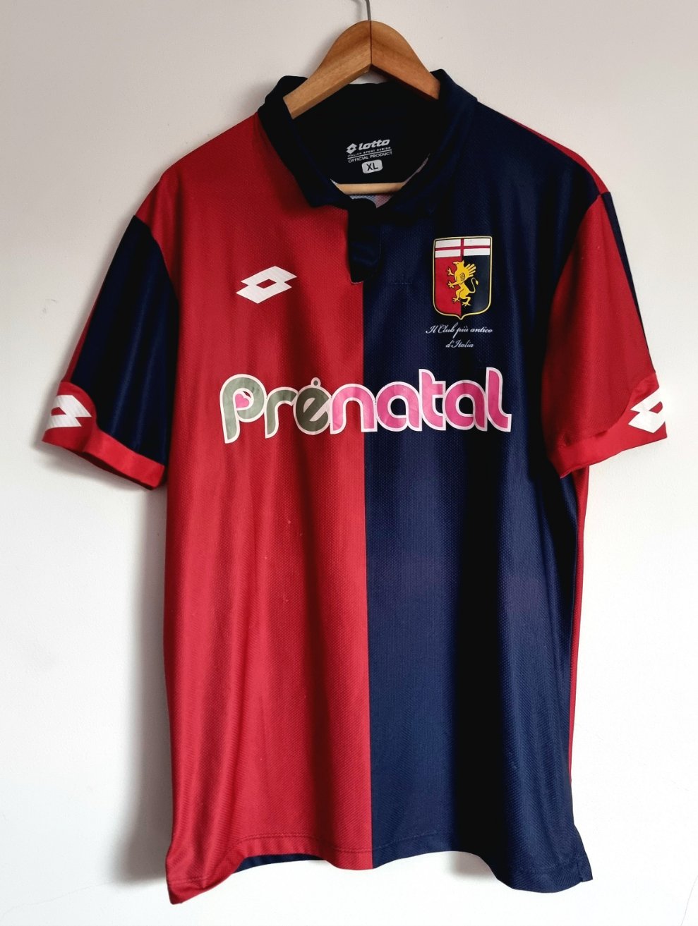 Lotto Genoa 16/17 'Pavoletti 19' Player Issue Home Shirt XL